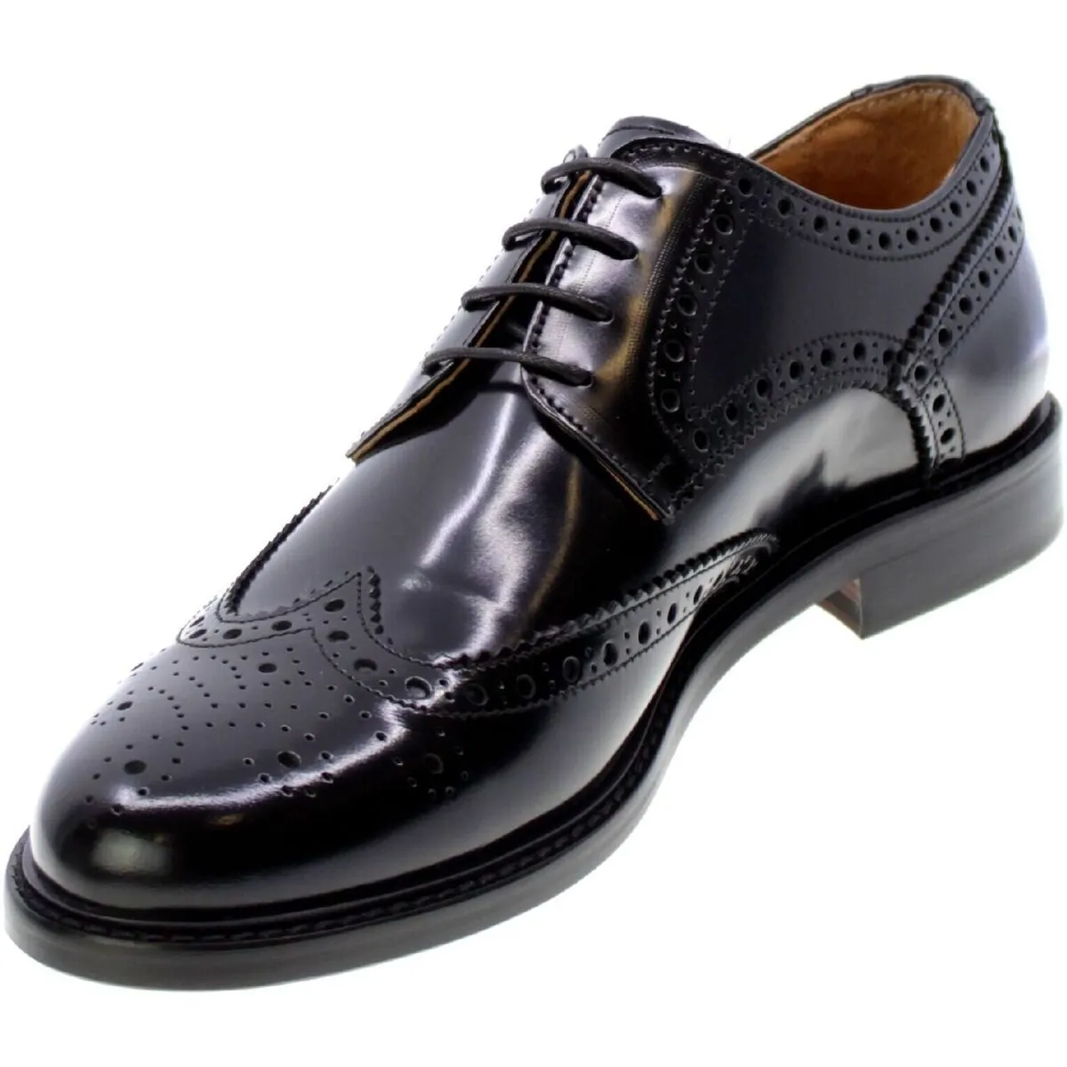 Black Men's Derby Shoes 916/Sapio