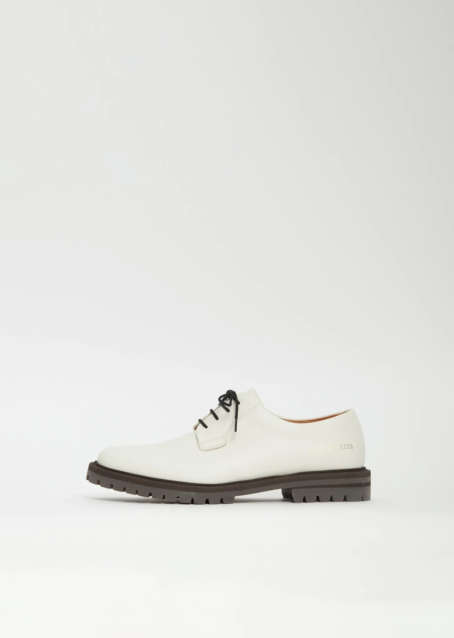 White Lace-Up Shoe