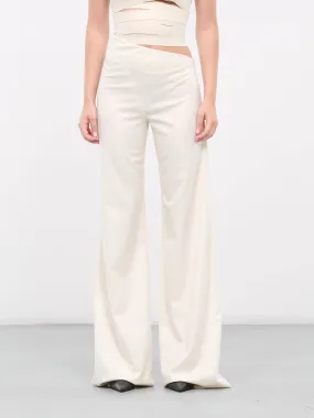 Diagonal Trousers (TR-W02-WHITE)