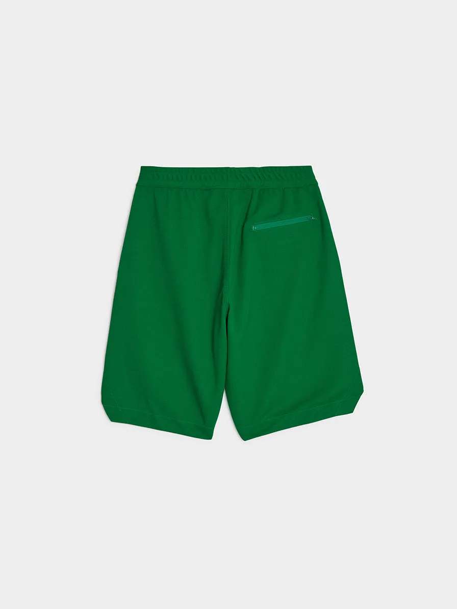 Short BB Poly Knit Diamond, Kelly Green