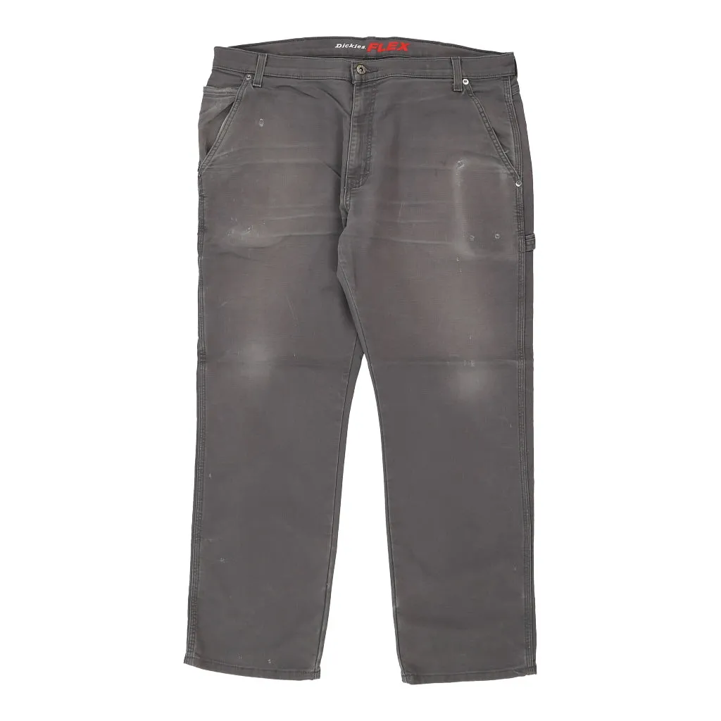 Dickies Carpenter Trousers - 40W 29L Grey Cotton