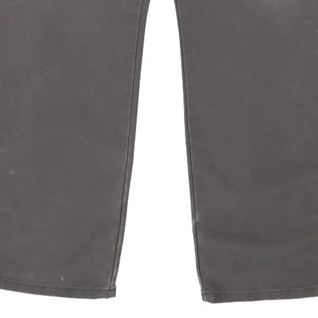 Dickies Carpenter Trousers - 40W 29L Grey Cotton