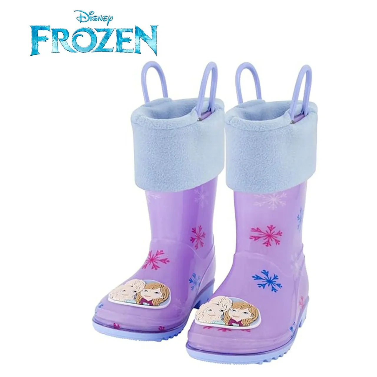 Disney Frozen Girl's Rain Boots with Removable Liner