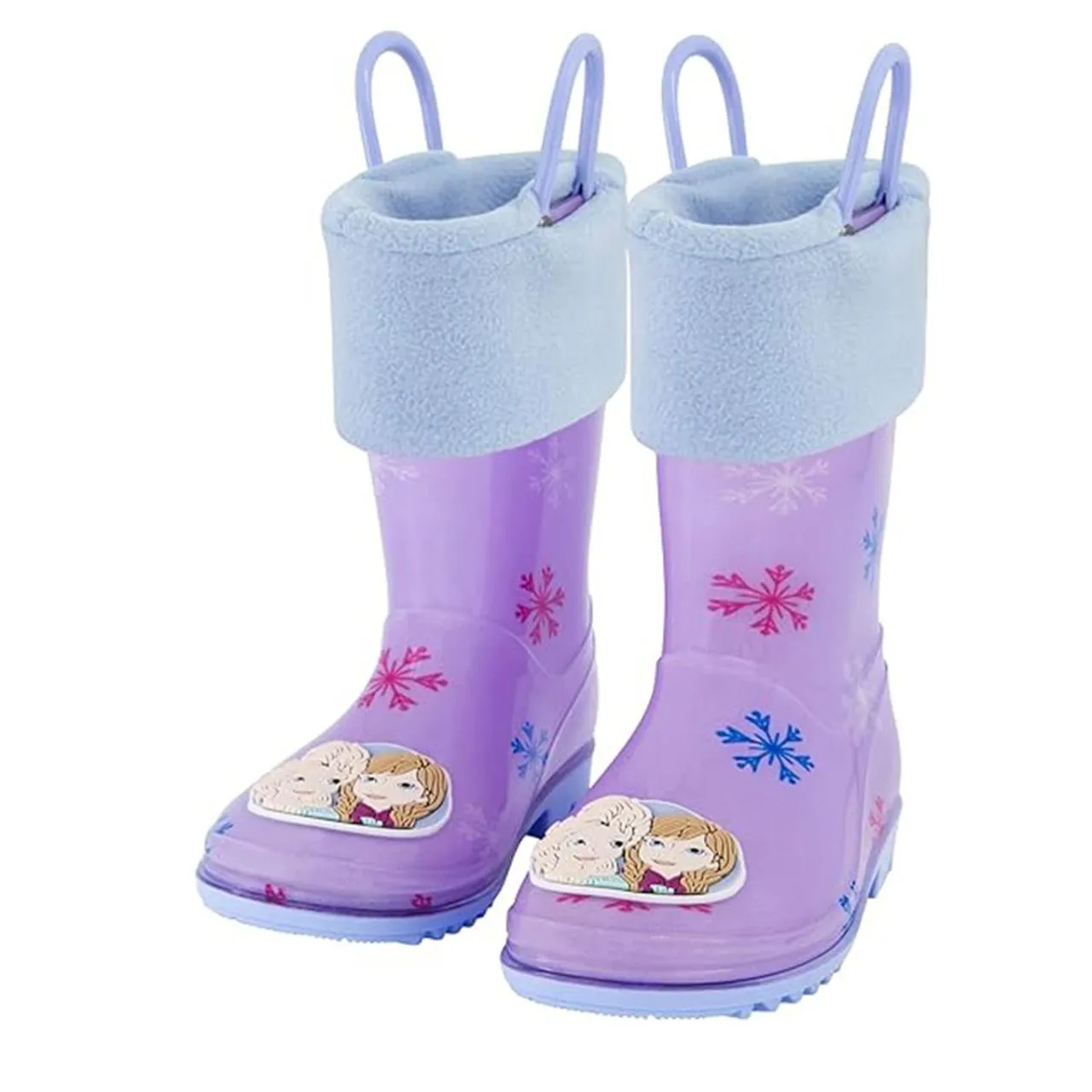 Disney Frozen Girl's Rain Boots with Removable Liner