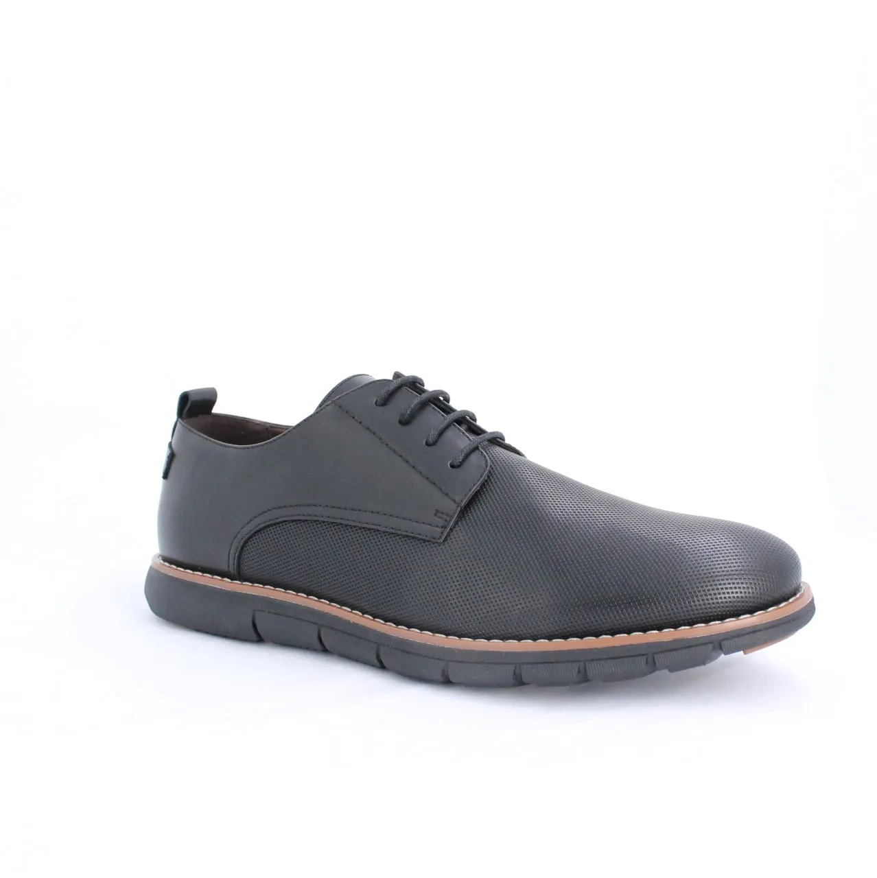 DONNELLYS MENS LACEUP OXFORDS-BLACK