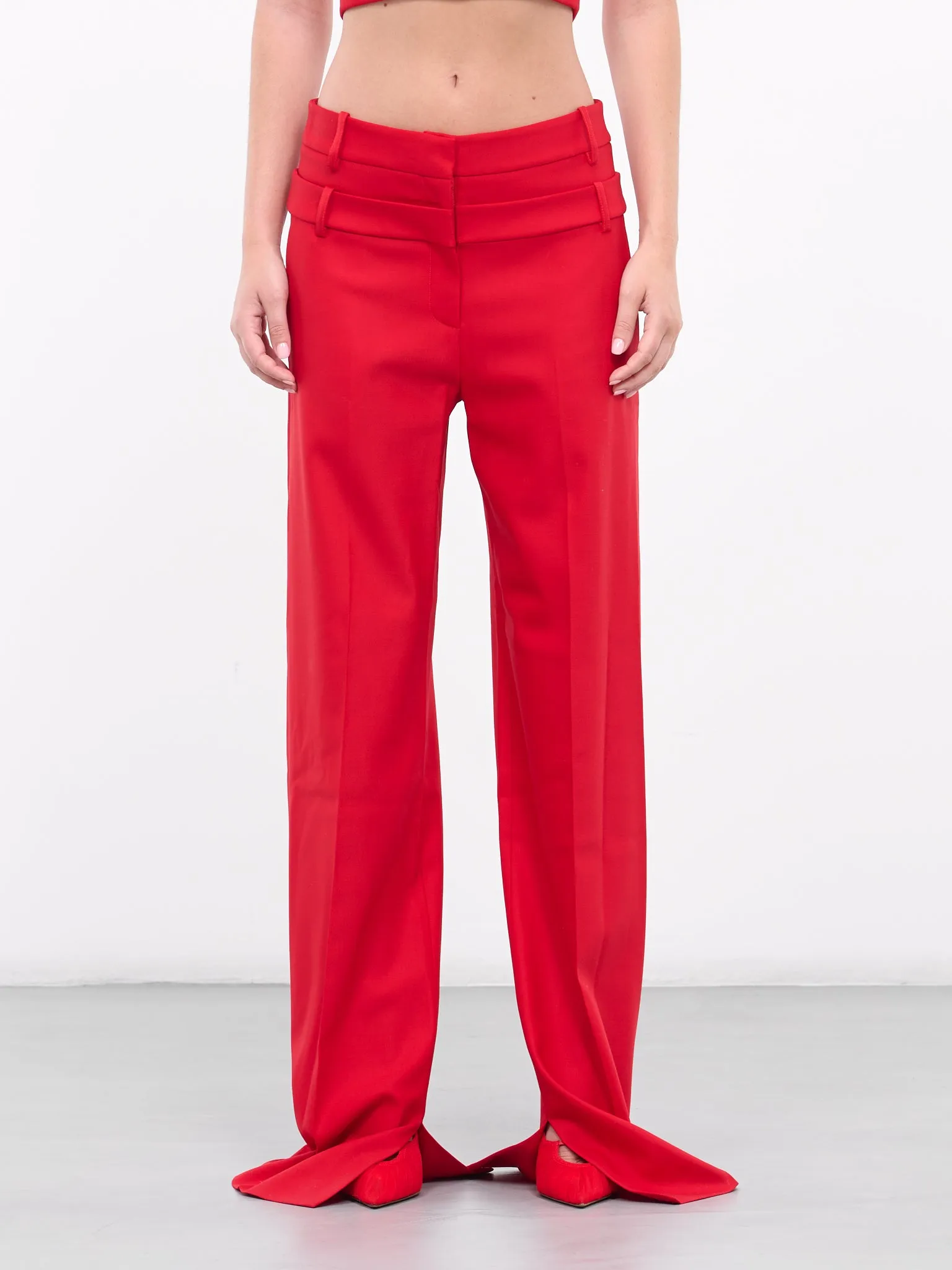 Double-Waist Trousers (DK15TR-RED)