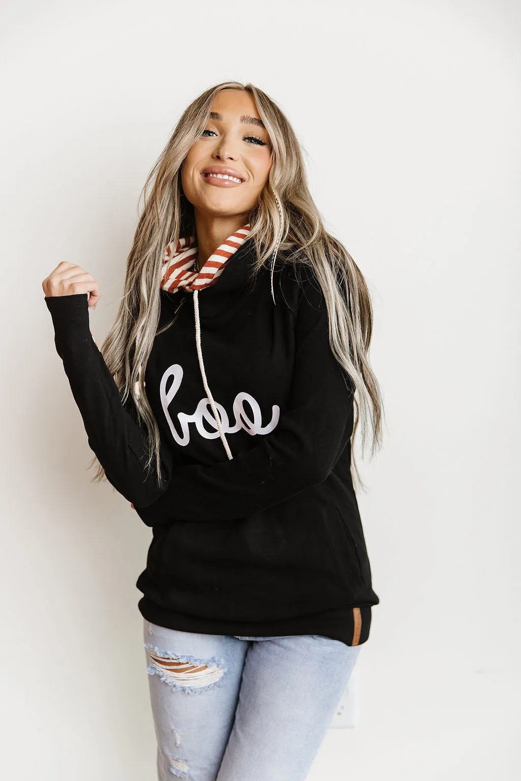 DoubleHood Sweatshirt - Boo