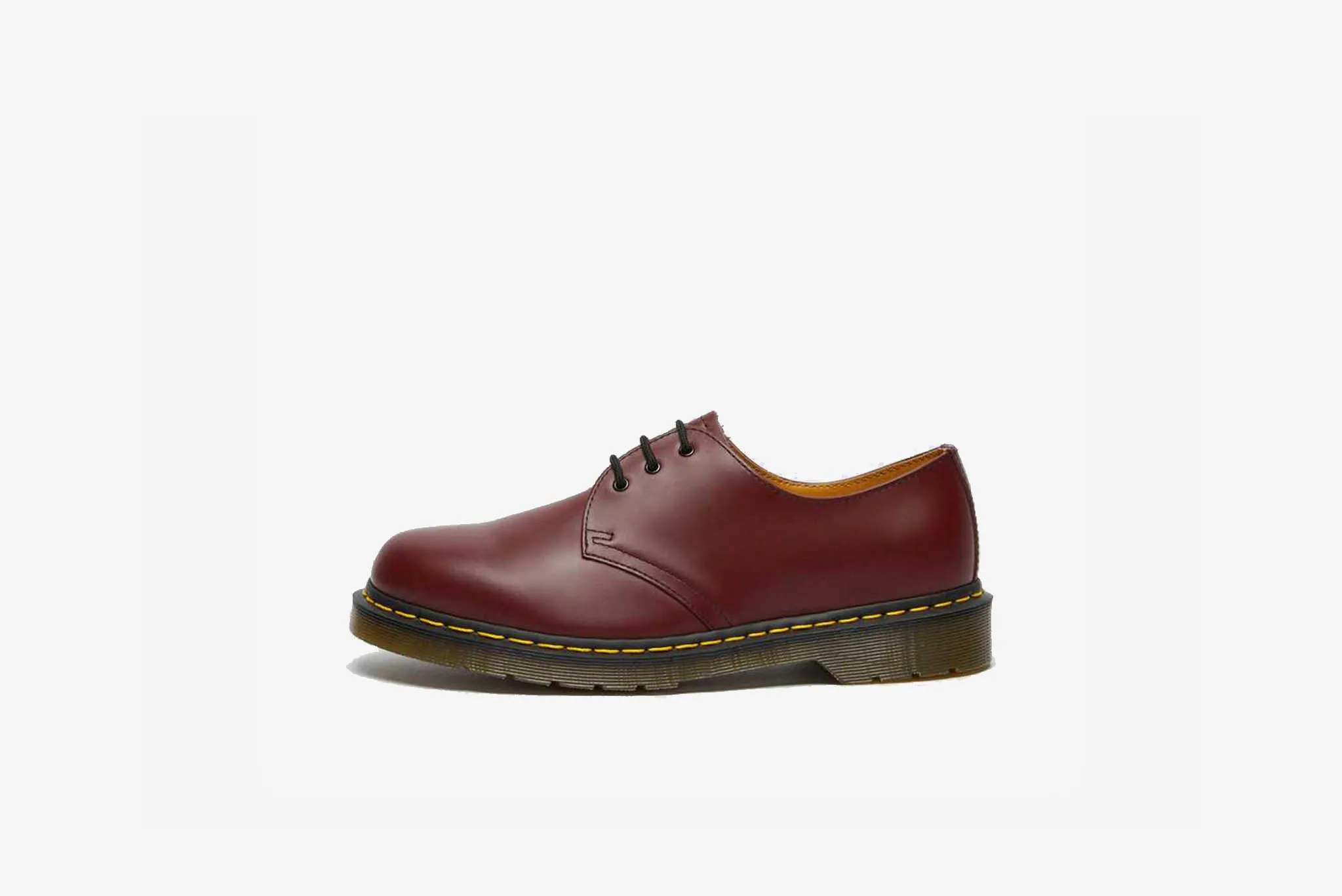 Smooth Leather Oxfords in Cherry