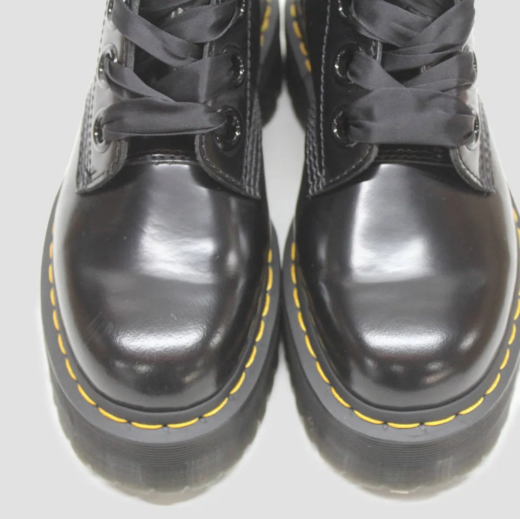 Dr. Martens Womens Boots Molly Casual Ankle Platform Leather - UK 5