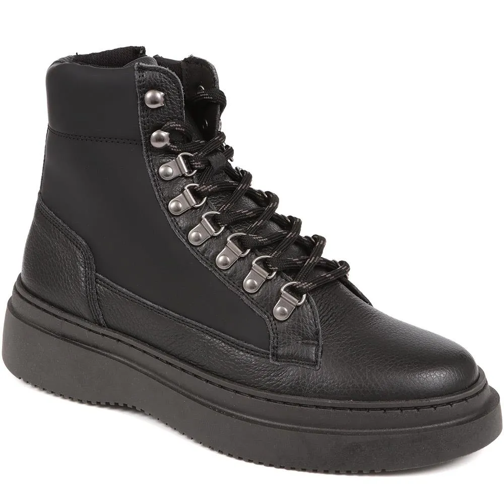 DREXEL Chunky Leather Boots - Style DREXEL / Product Code 324 503