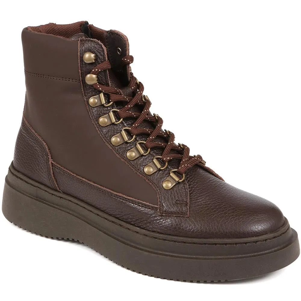 DREXEL Chunky Leather Boots - Style DREXEL / Product Code 324 503