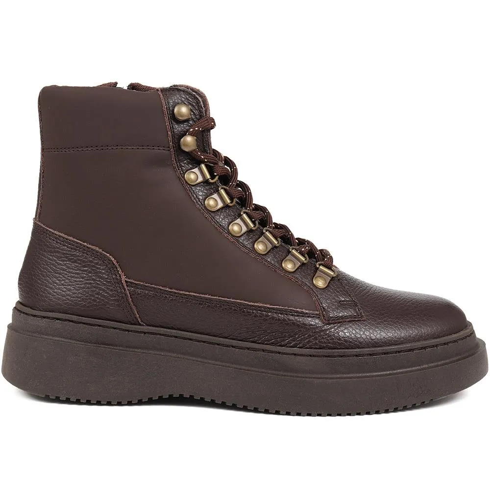 DREXEL Chunky Leather Boots - Style DREXEL / Product Code 324 503