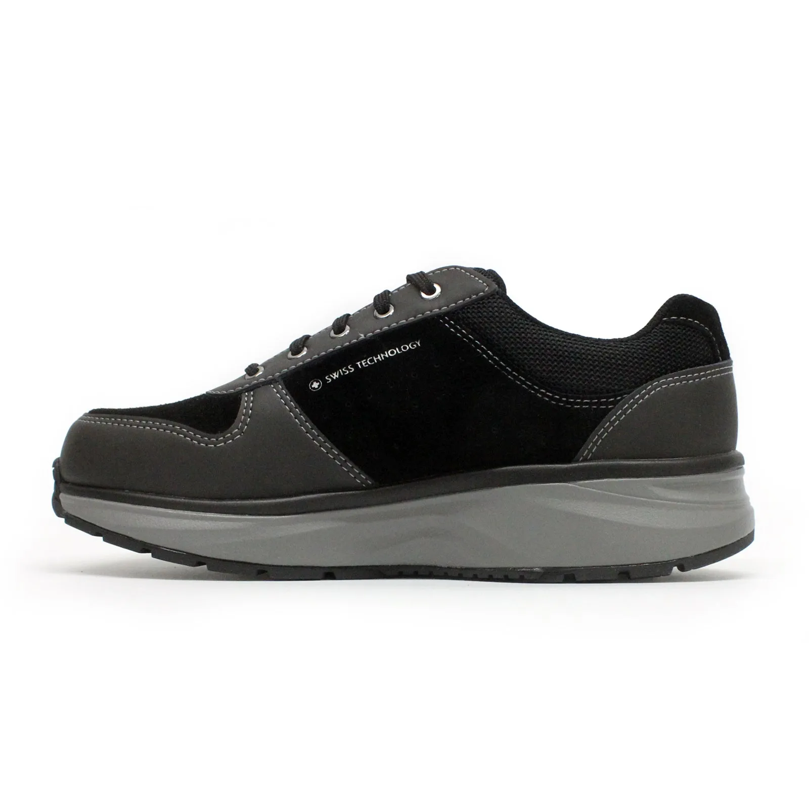 Dynamo Zip Leather Textile Men's Low Top Trainers