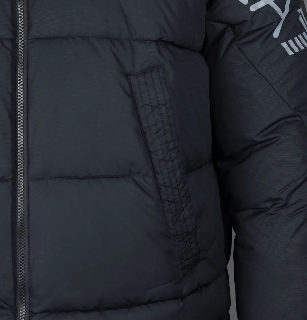 Emporio Armani EA7 Black Puffer Coat Jacket