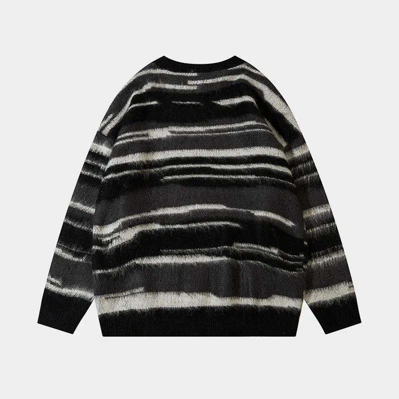 Earthy Waves | Striped Knit Jumper