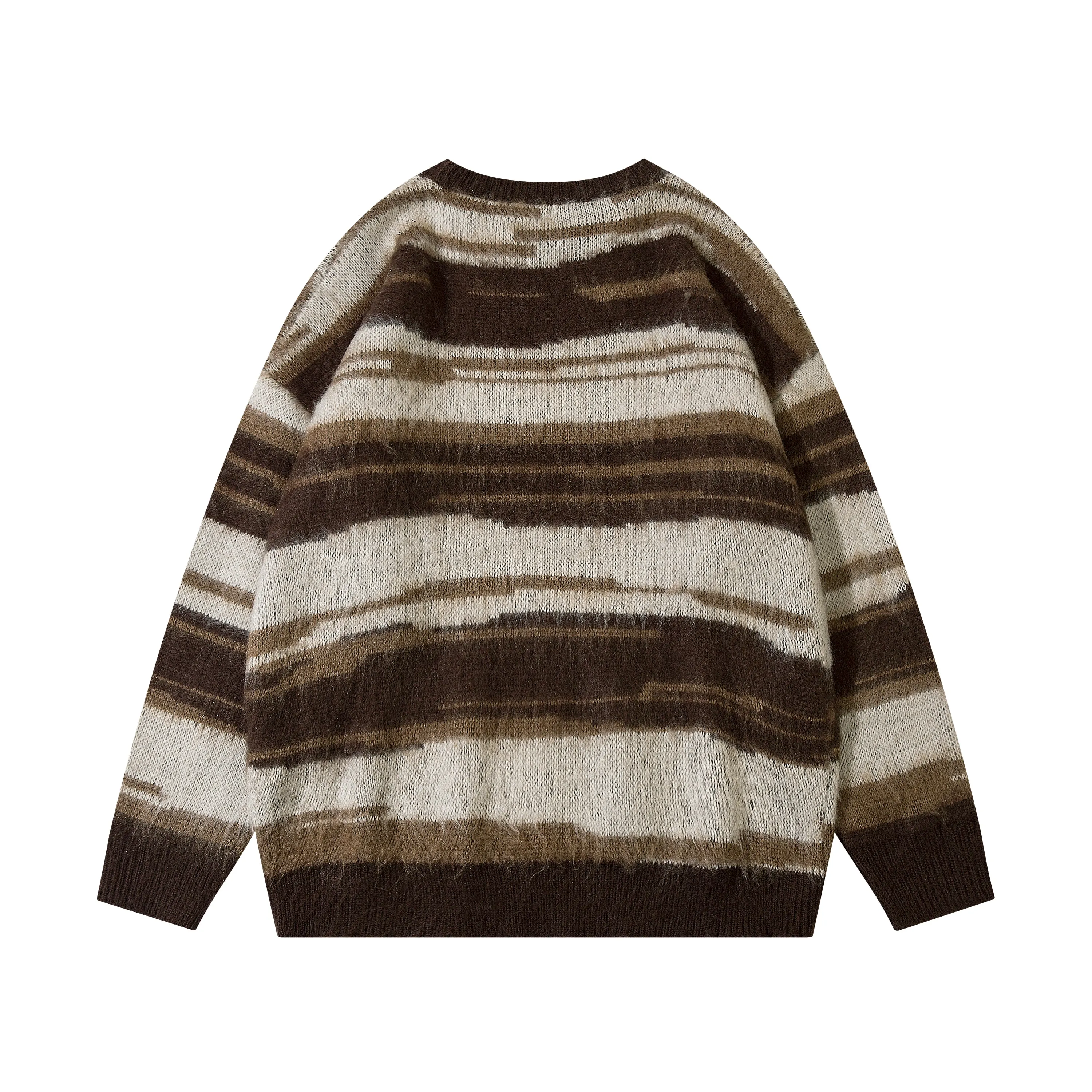 Earthy Waves | Striped Knit Jumper