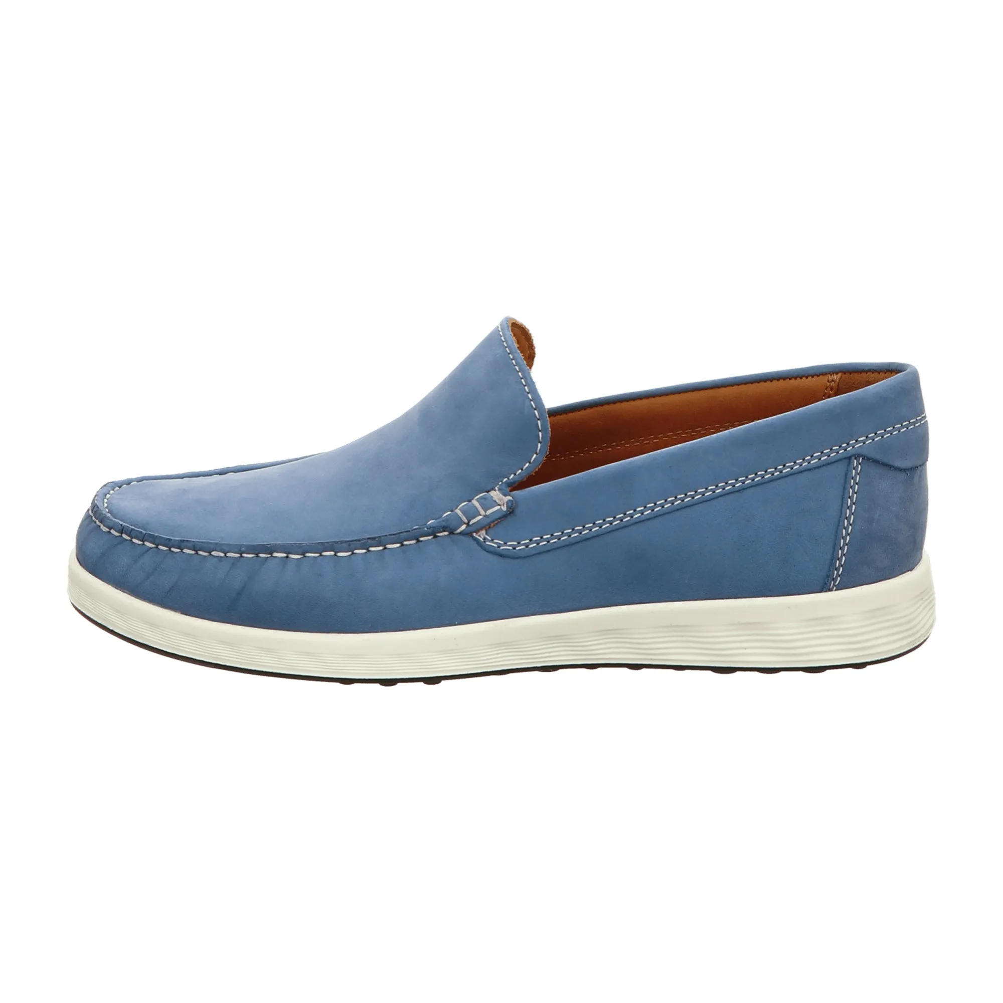 Men's Blue Lightweight Comfortable Moccasins - Ecco X Lite Moc M