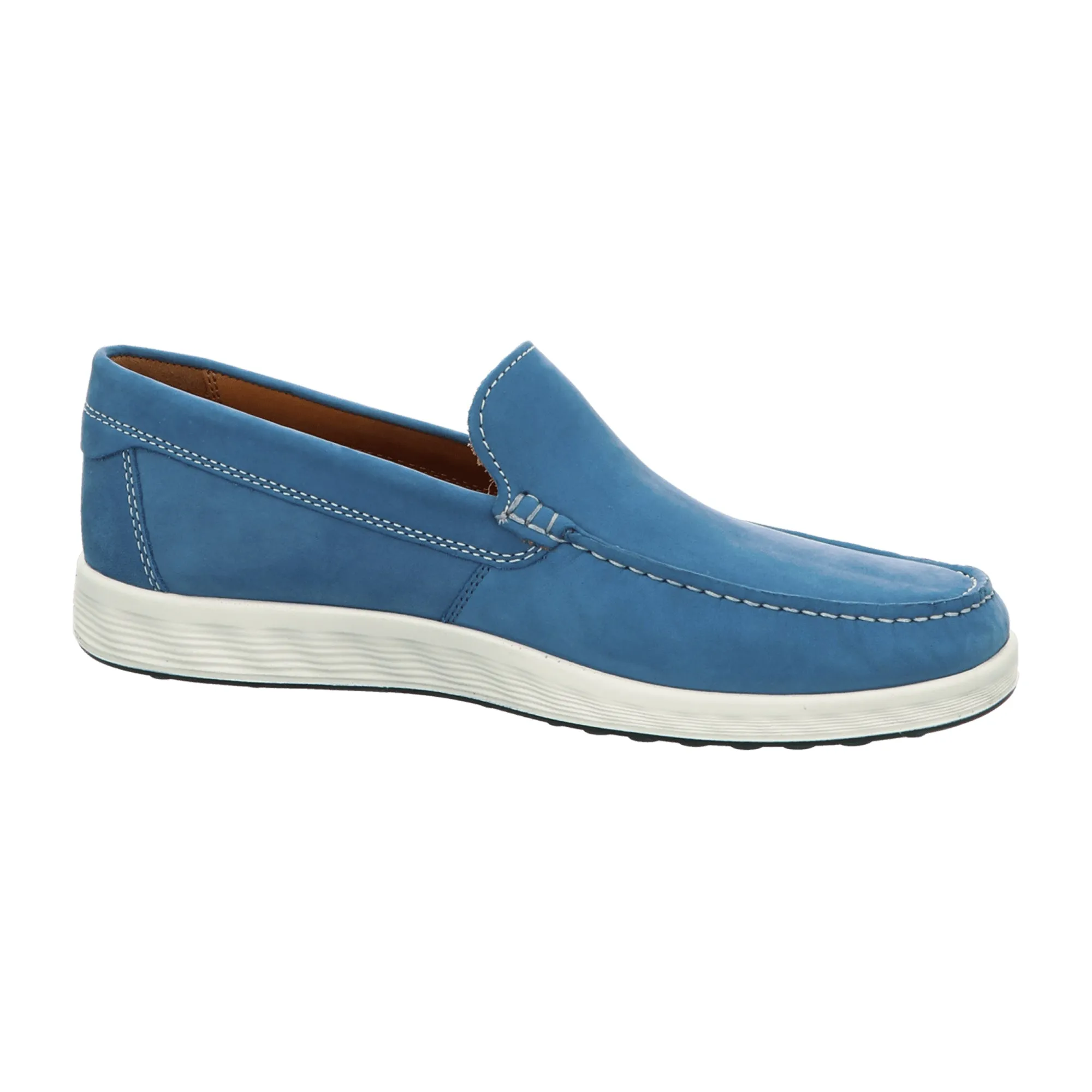 Men's Blue Lightweight Comfortable Moccasins - Ecco X Lite Moc M