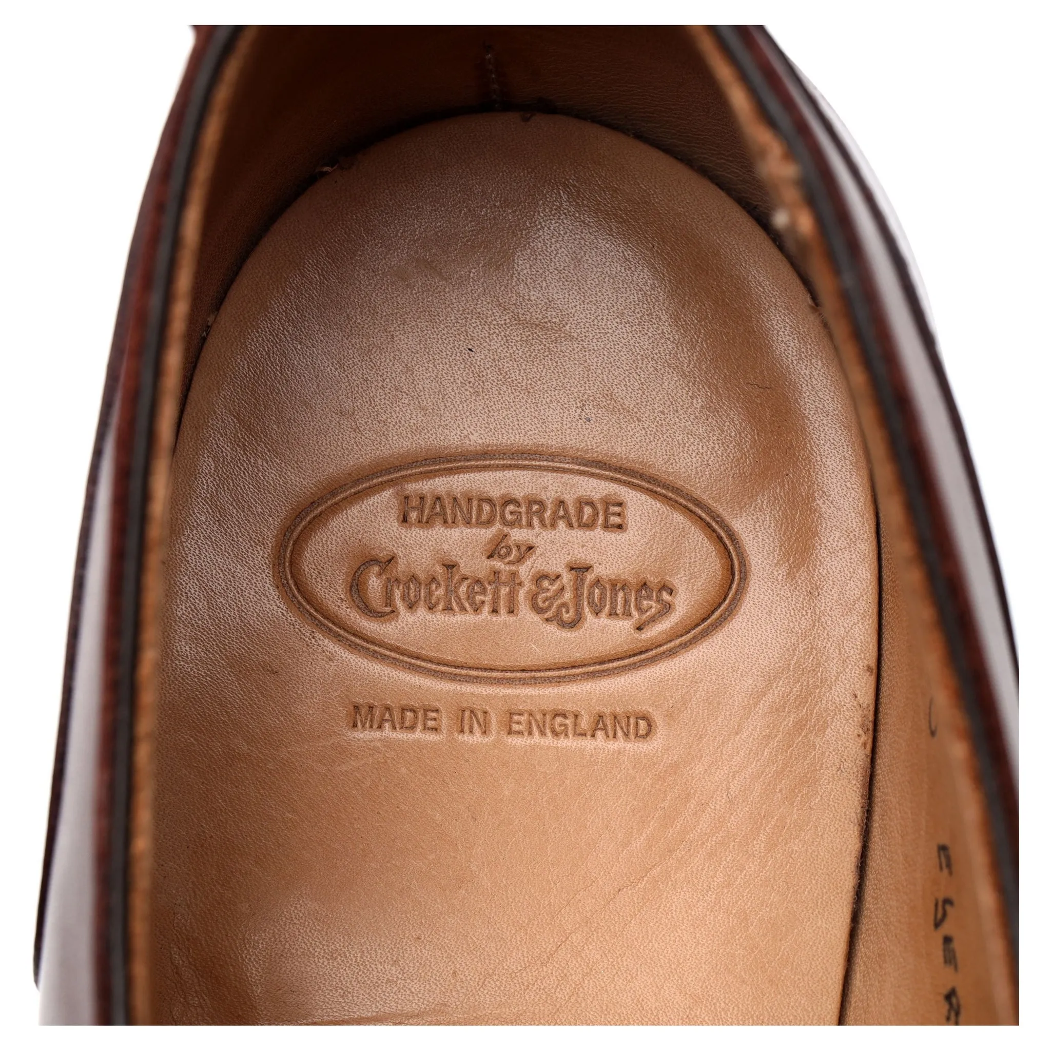 'Egerton' Brown Leather Derby UK 9.5 D