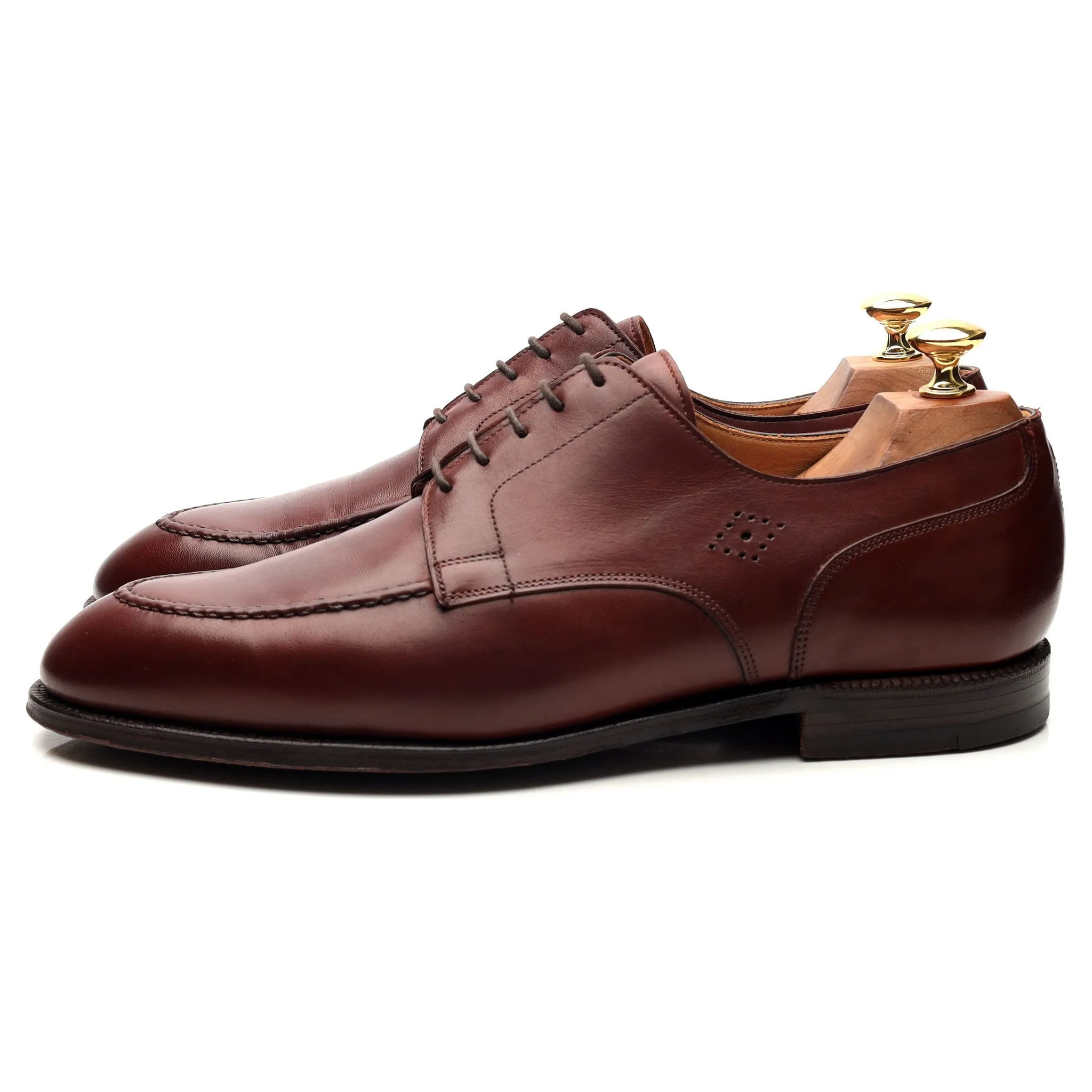 'Egerton' Brown Leather Derby UK 9.5 D