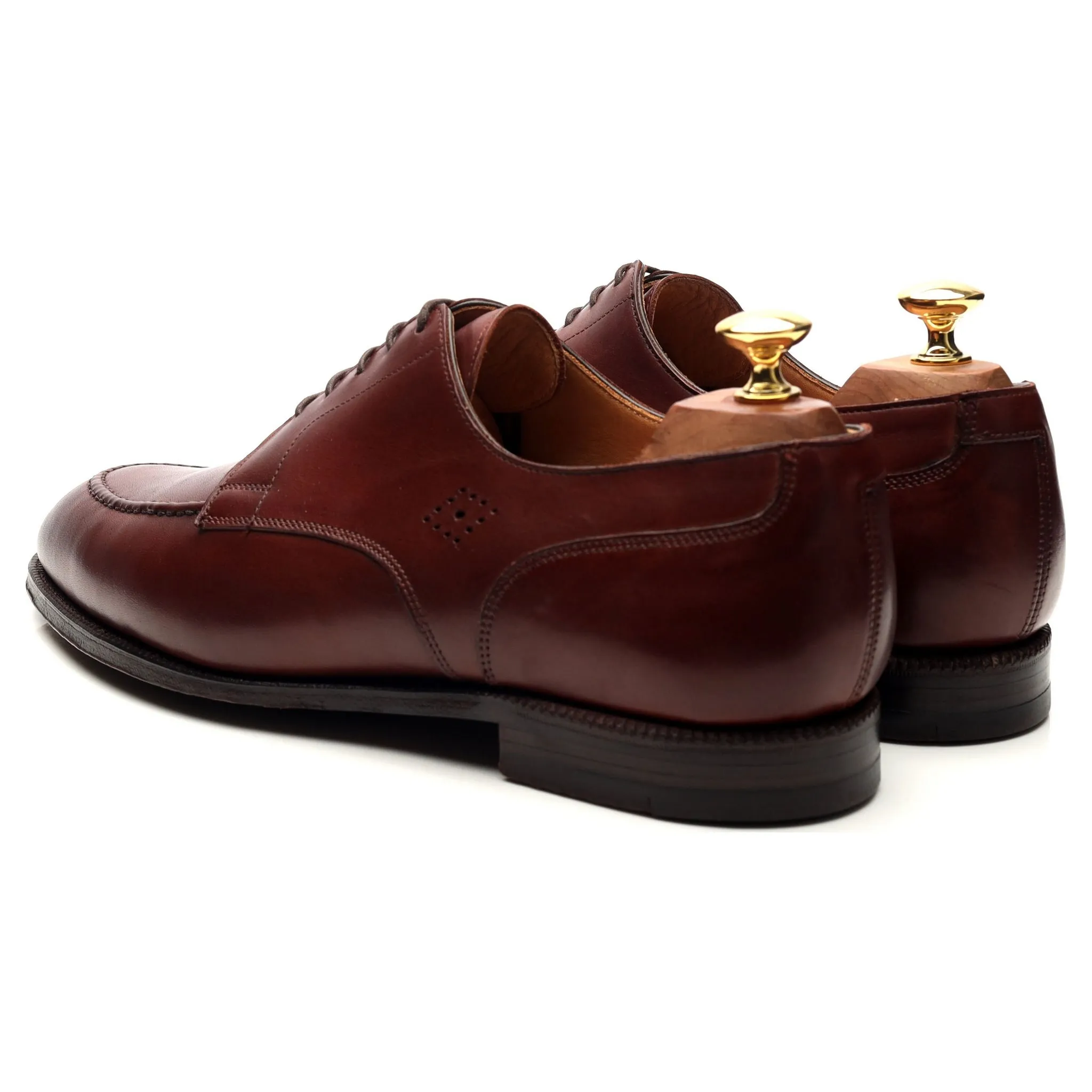 'Egerton' Brown Leather Derby UK 9.5 D