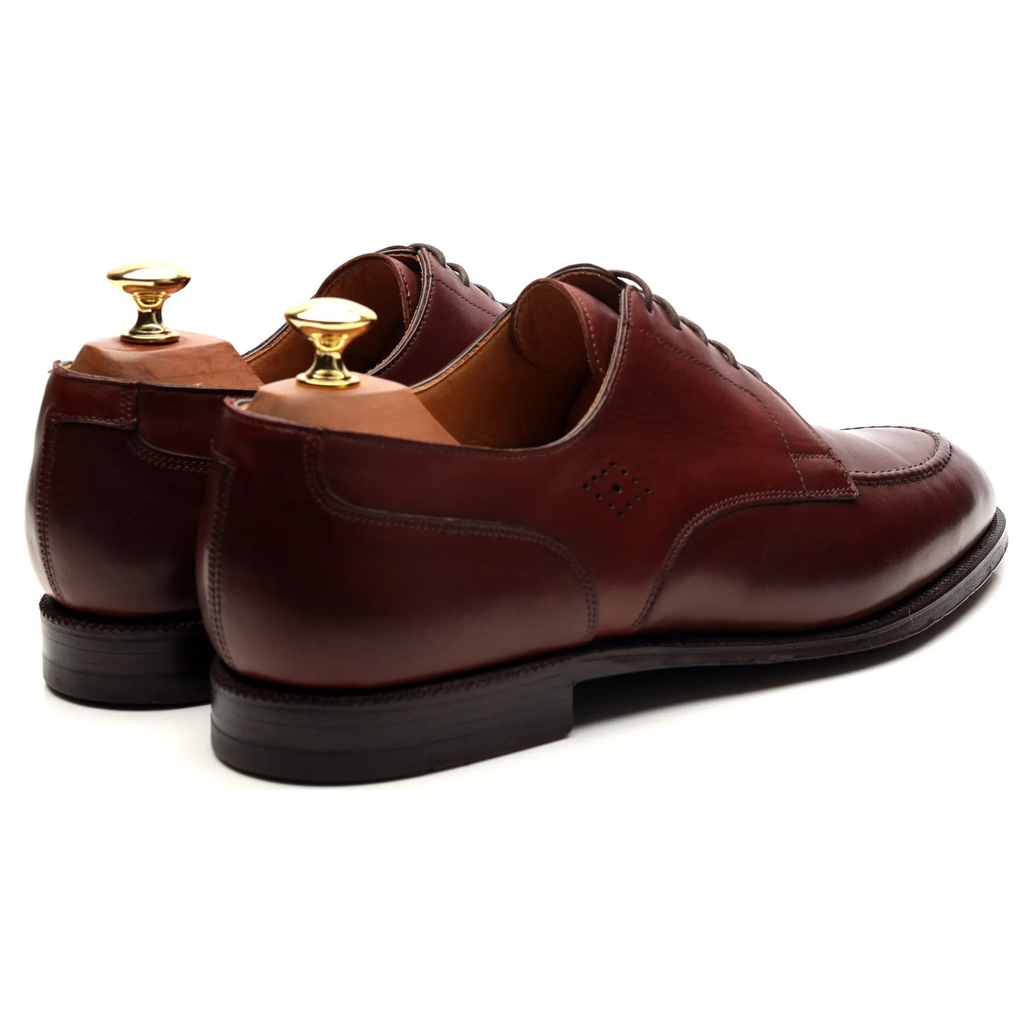 'Egerton' Brown Leather Derby UK 9.5 D