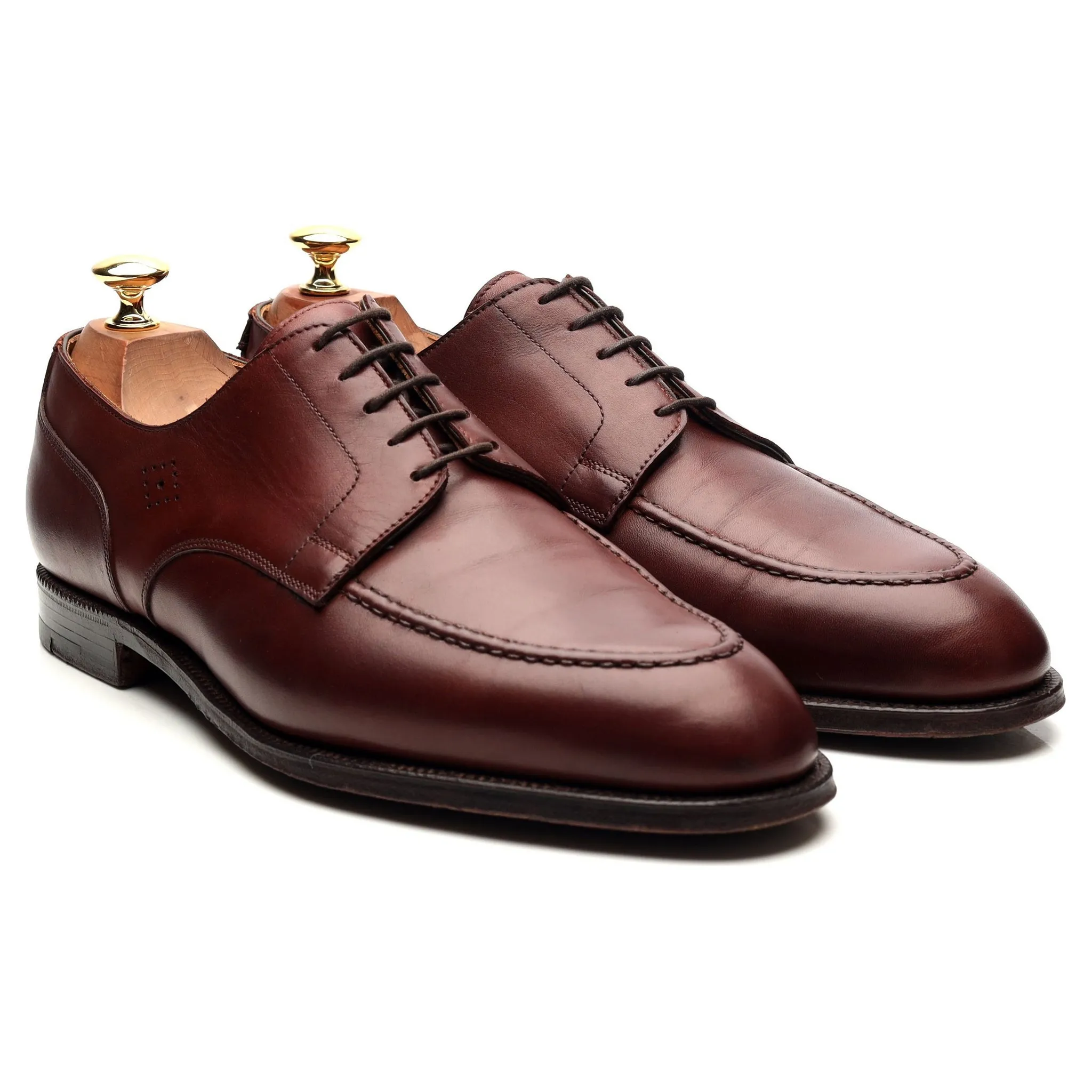 'Egerton' Brown Leather Derby UK 9.5 D