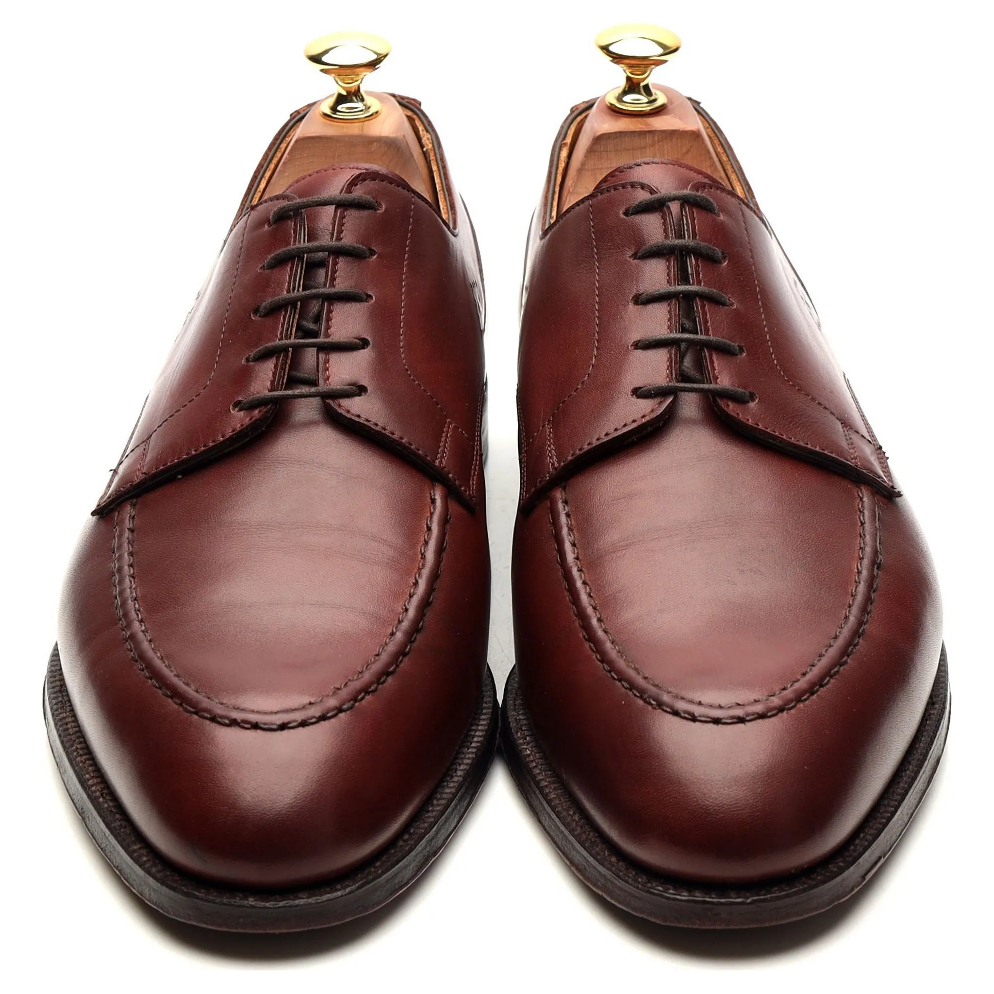 'Egerton' Brown Leather Derby UK 9.5 D