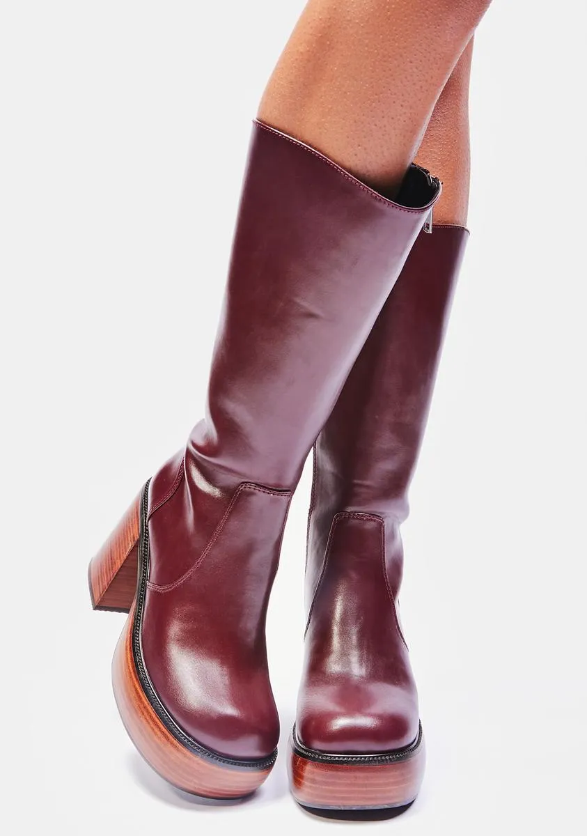 Elegant Platform Timeless Boots