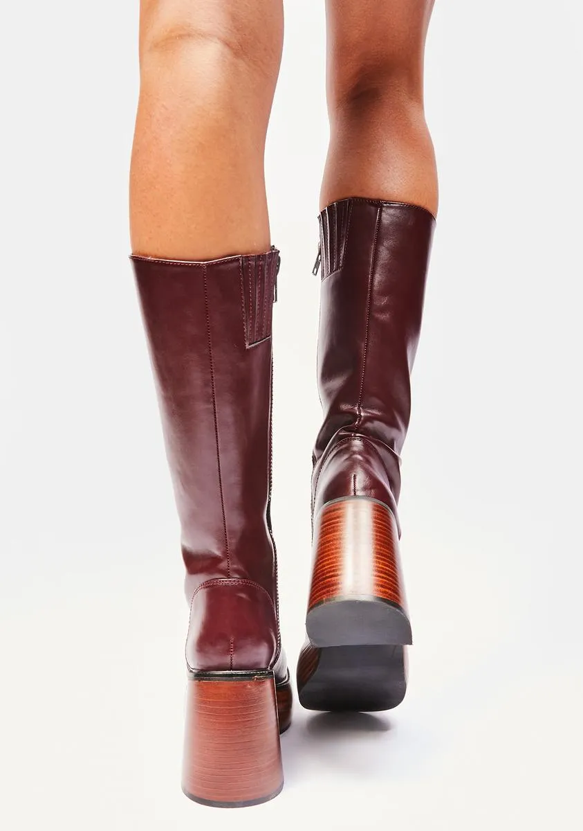 Elegant Platform Timeless Boots