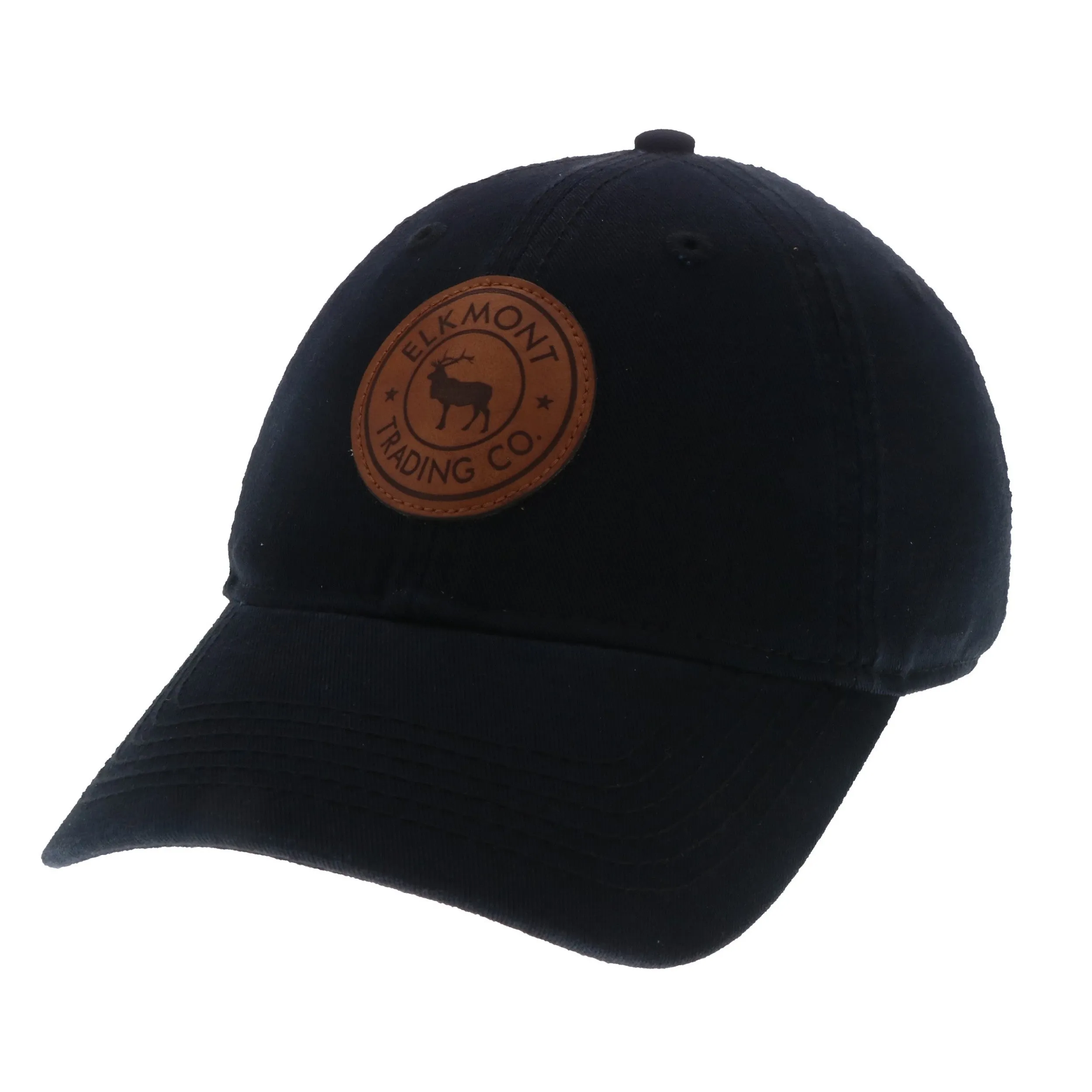 Elkmont Leather Circle Patch Hat