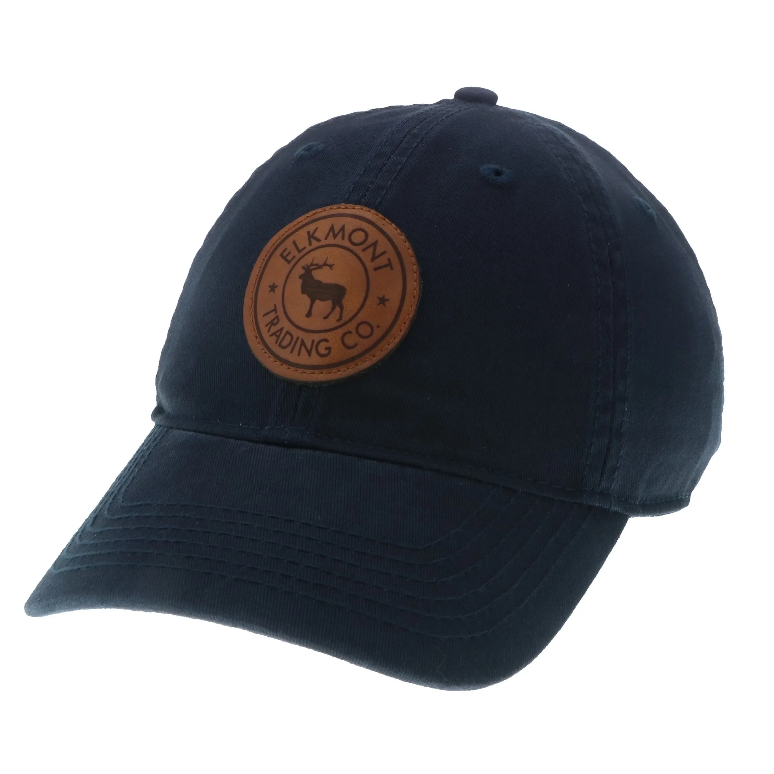 Elkmont Leather Circle Patch Hat