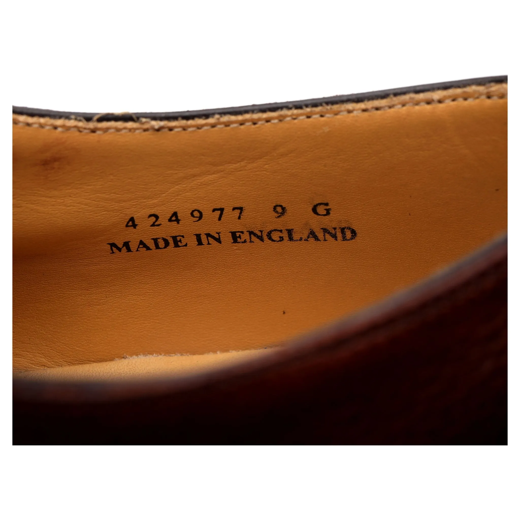 'Elton' Brown Leather Derby UK 9 G