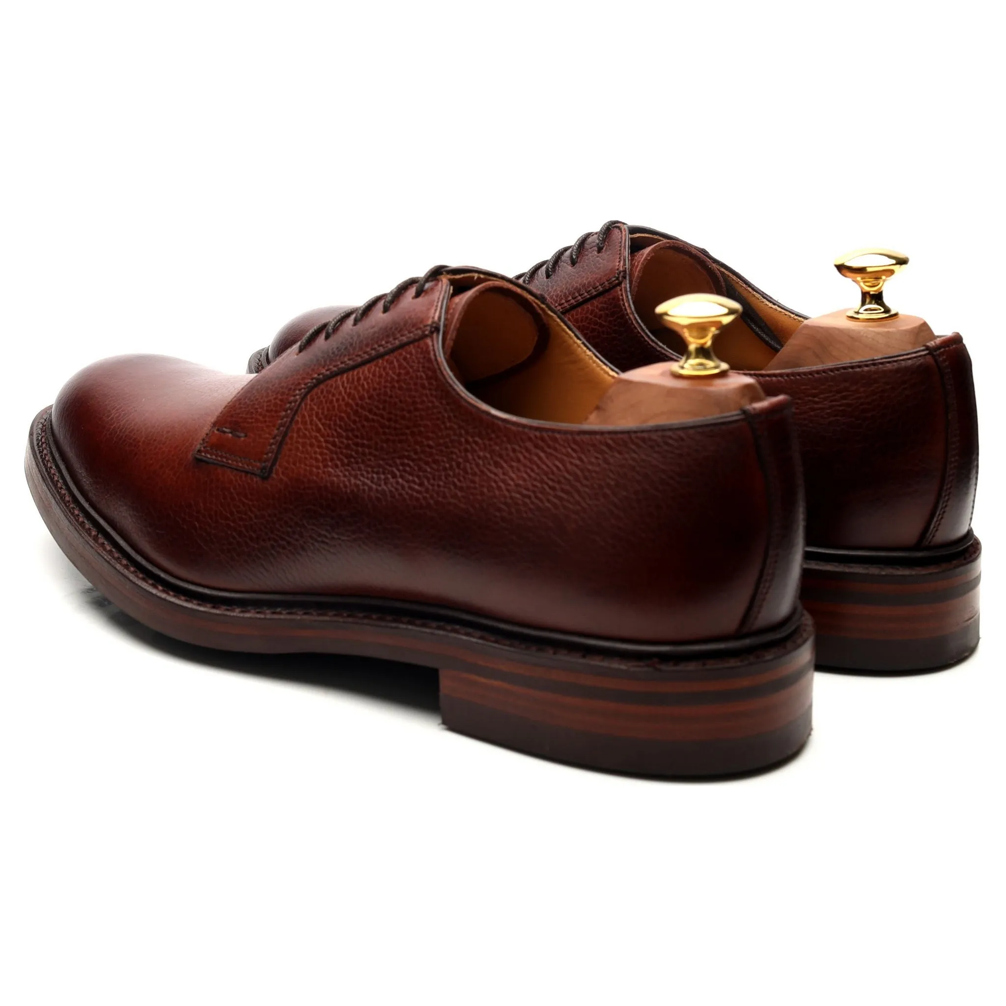 'Elton' Brown Leather Derby UK 9 G