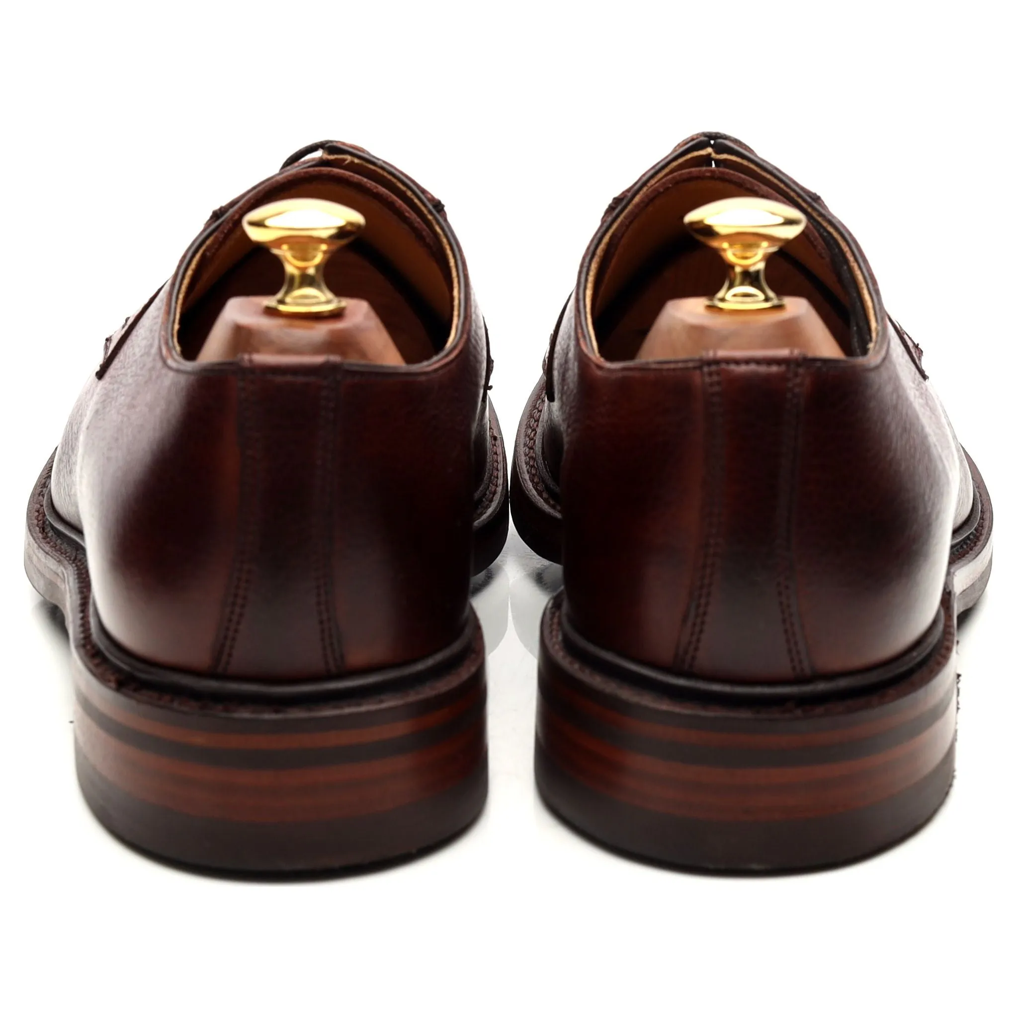 'Elton' Brown Leather Derby UK 9 G