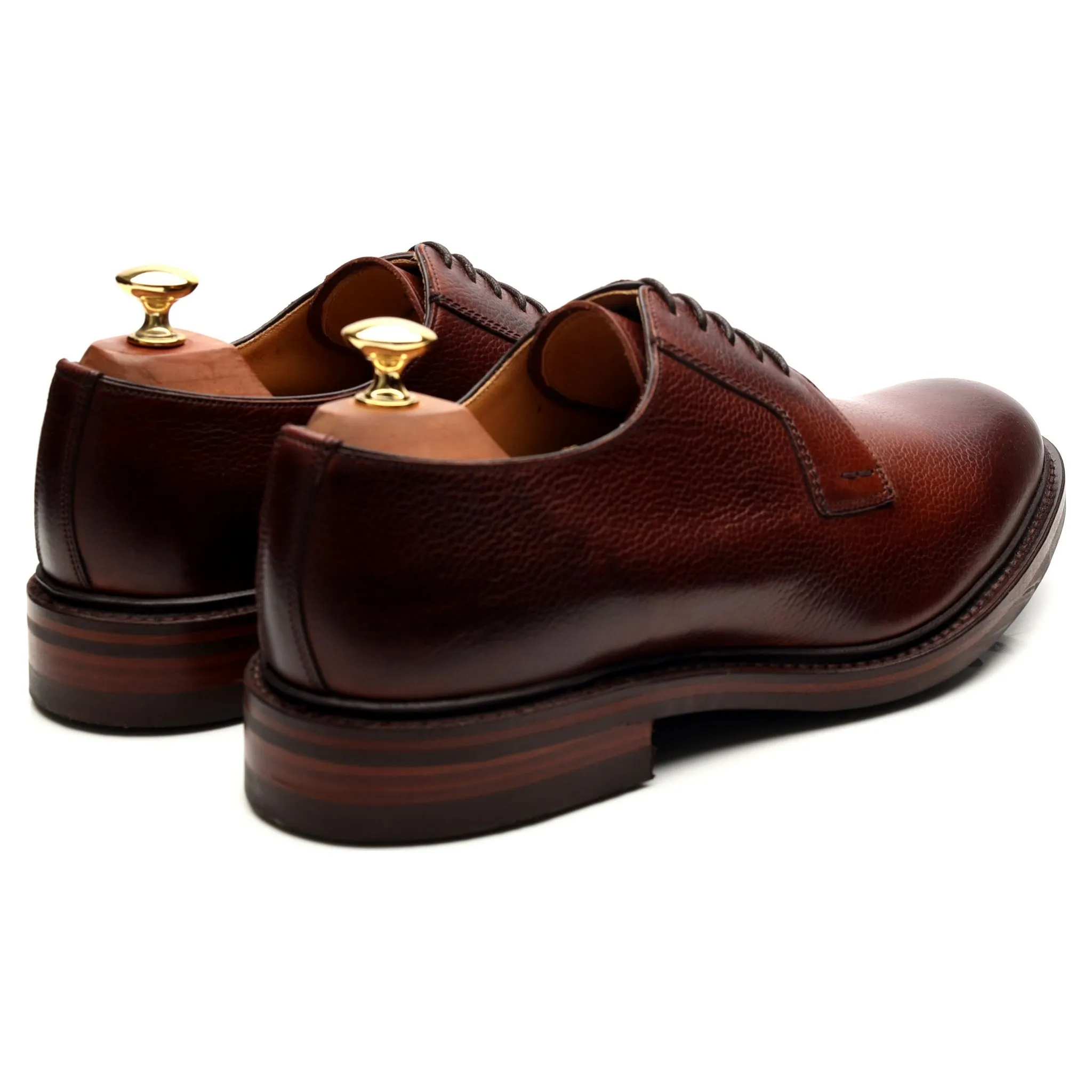 'Elton' Brown Leather Derby UK 9 G