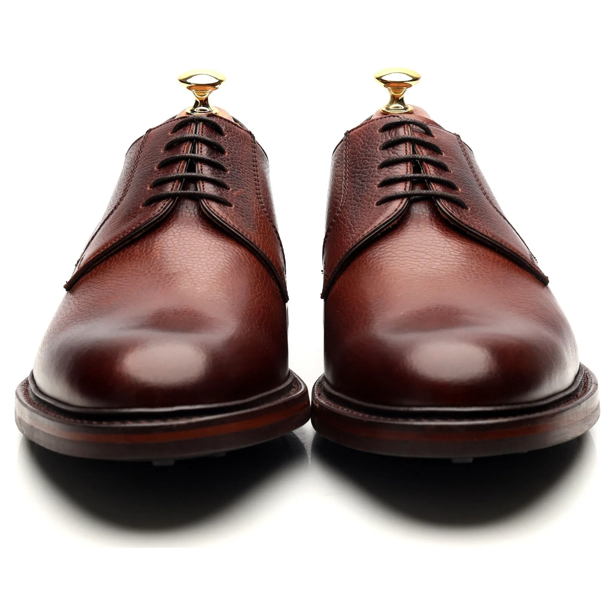 'Elton' Brown Leather Derby UK 9 G