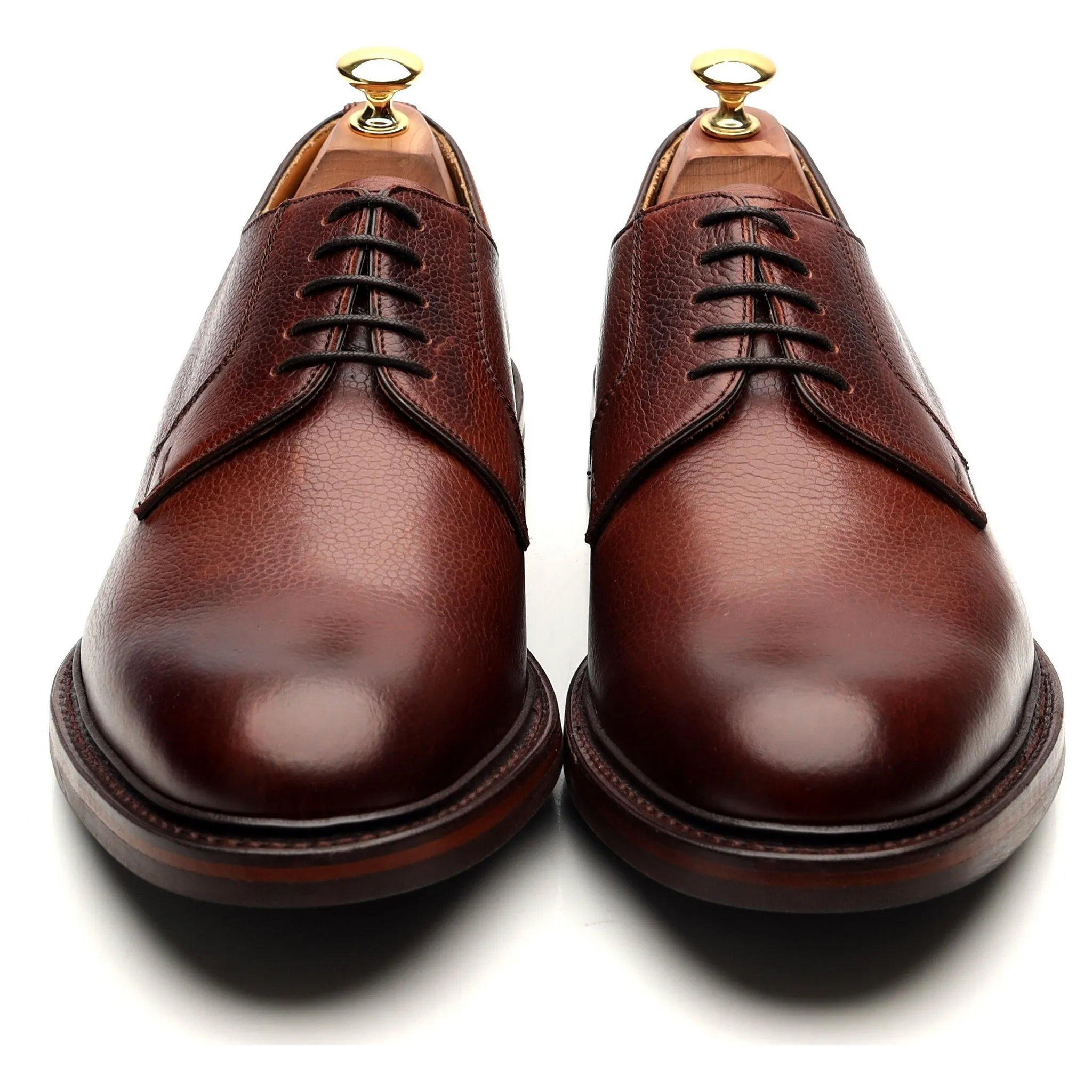 'Elton' Brown Leather Derby UK 9 G