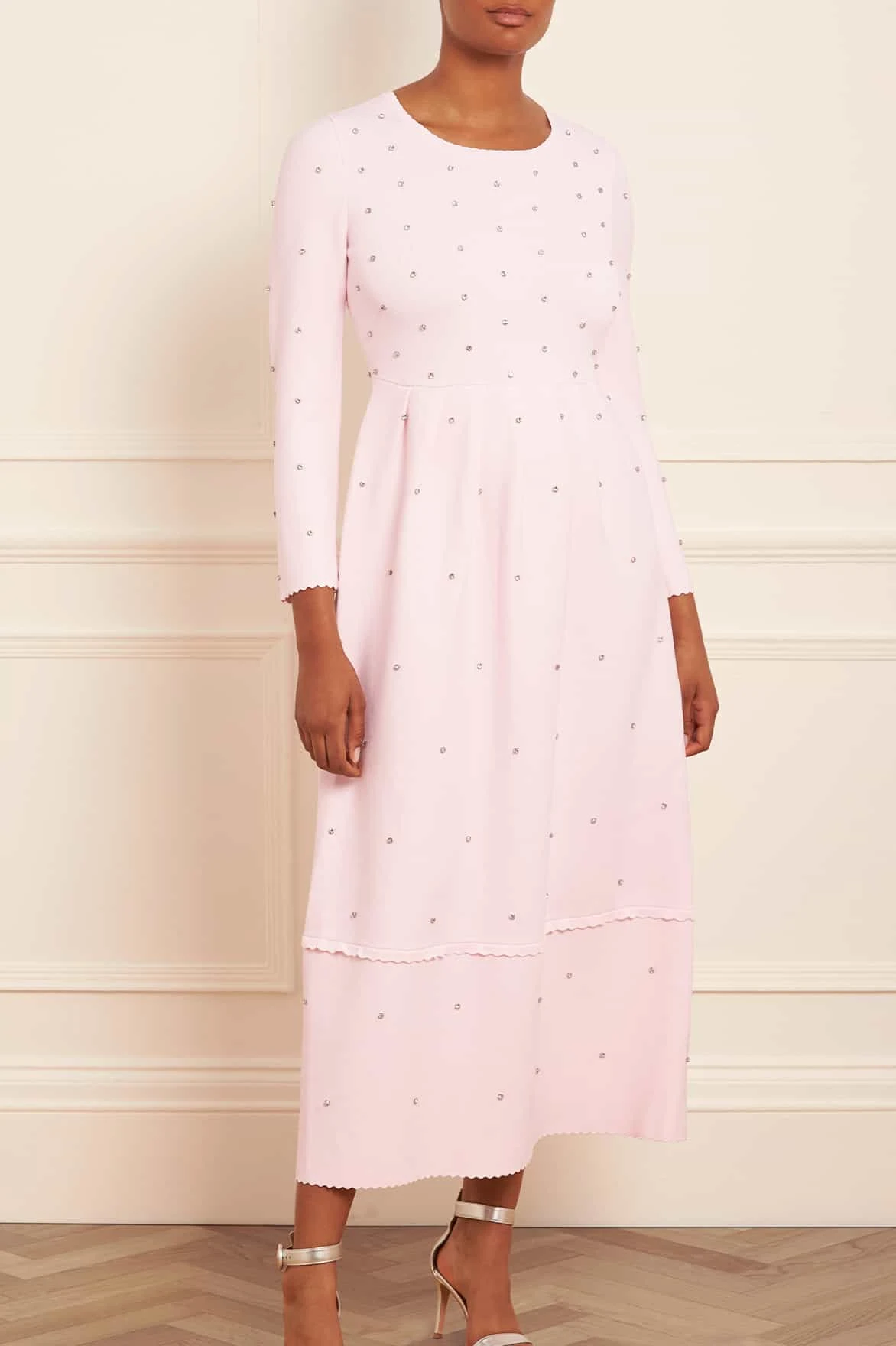 --Embellished Knit Gown-