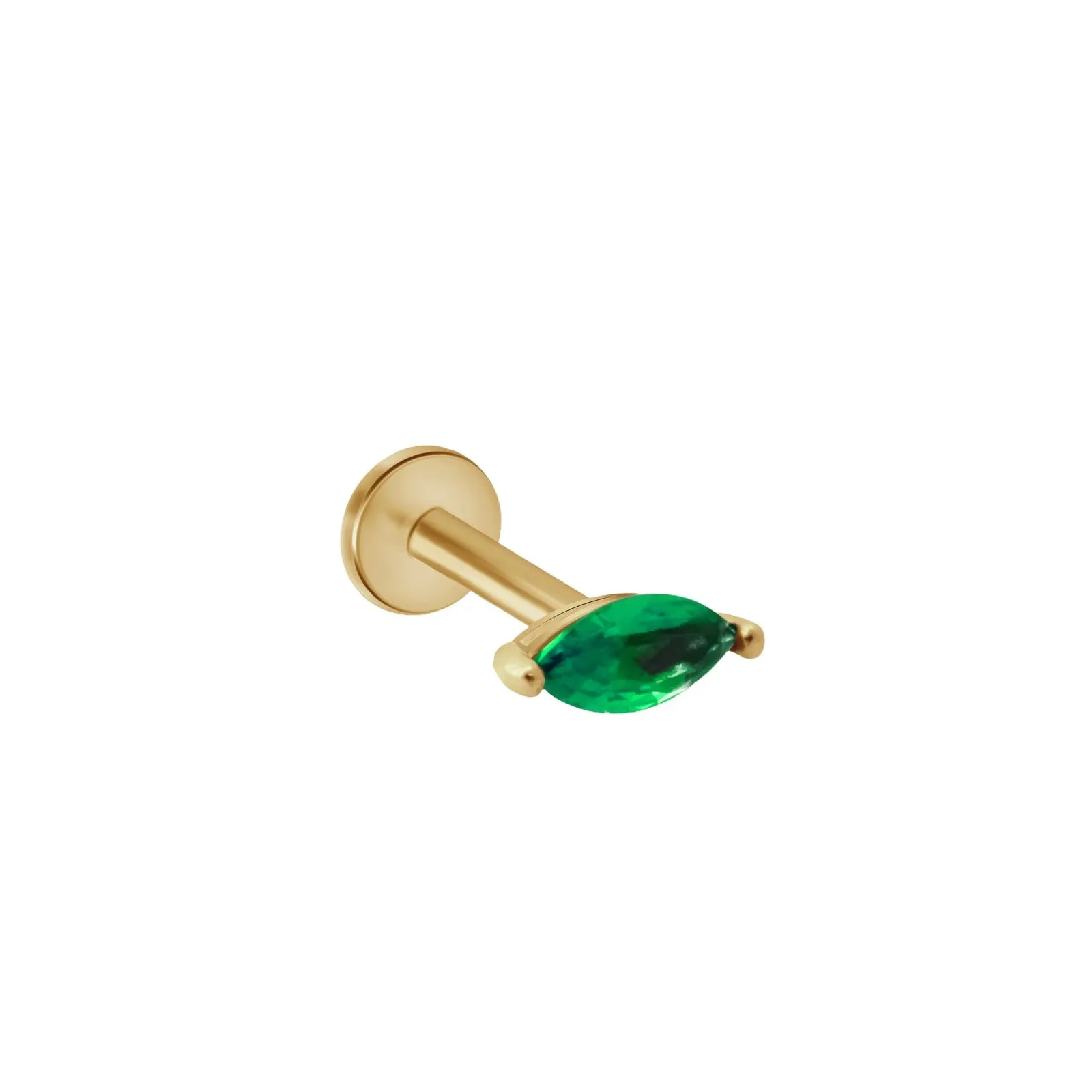 Emerald Crystal Stud Earring