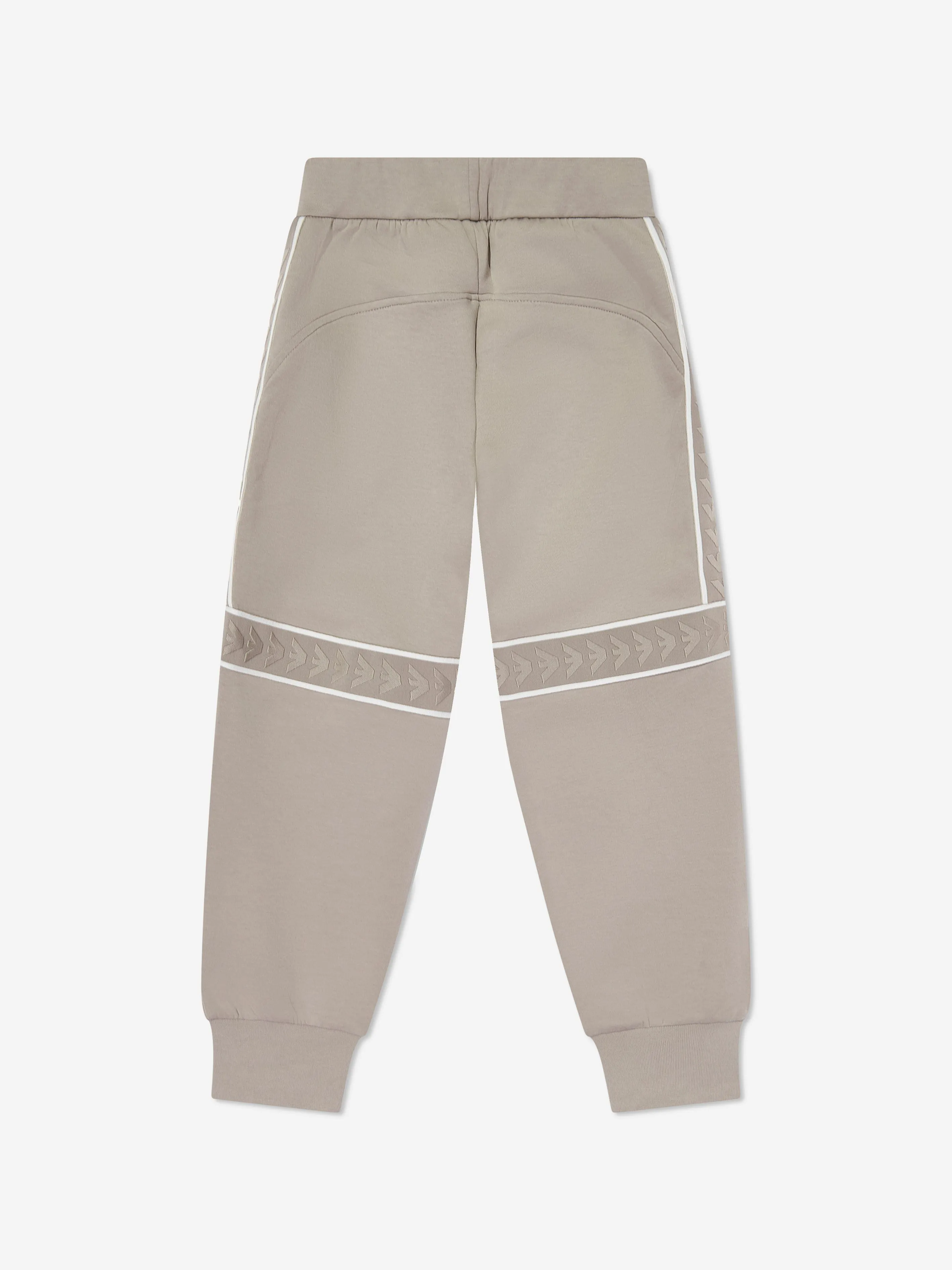 Emporio Armani Boys Logo Joggers in Beige