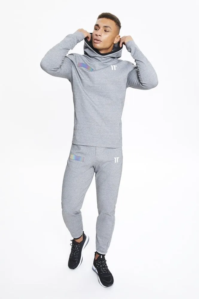 Eon Fade Logo Joggers Slim Fit Grey Marl