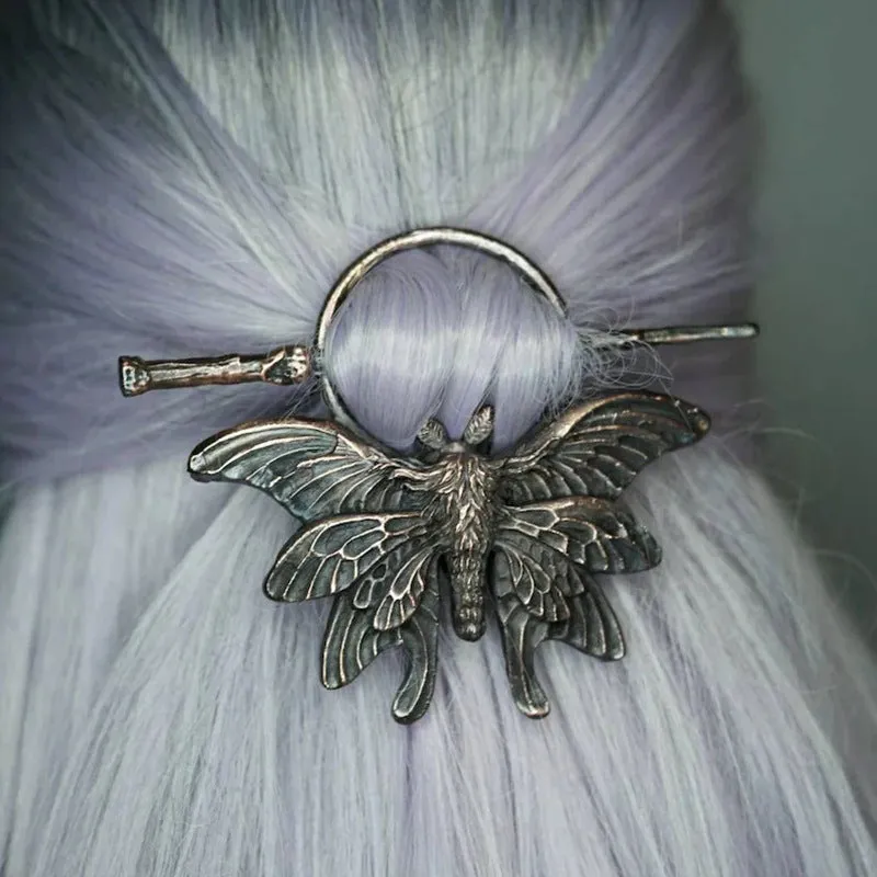 Ethereal Moth Hair Slide