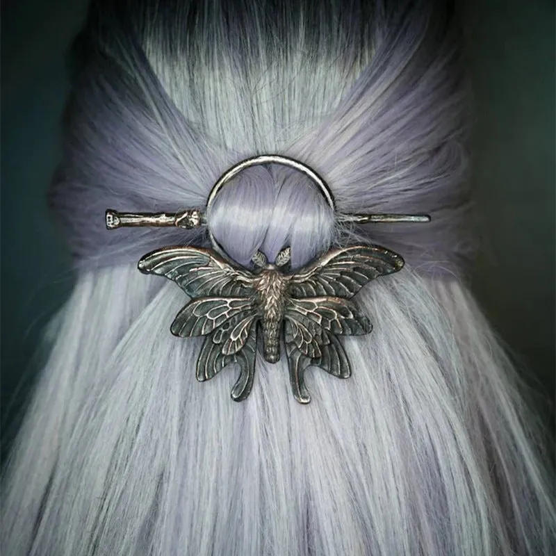 Ethereal Moth Hair Slide