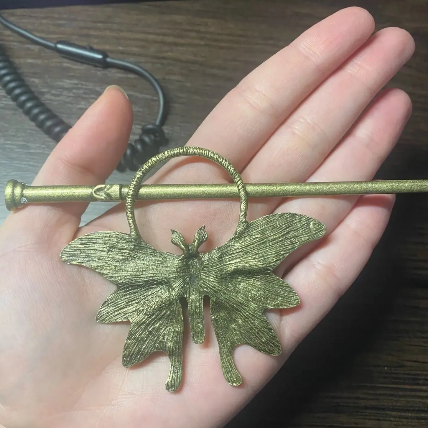 Ethereal Moth Hair Slide