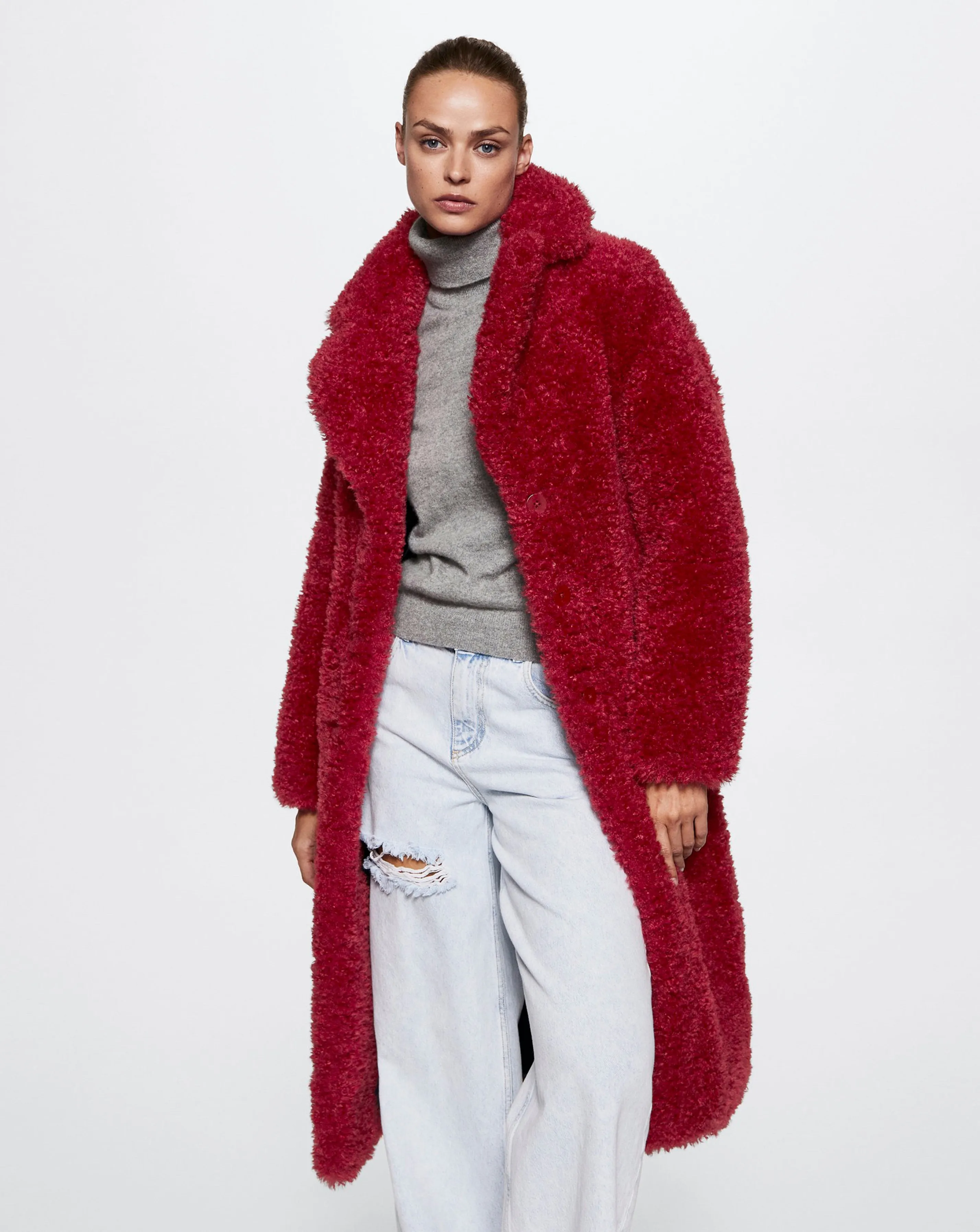 Eureka Fur Boucle Coat