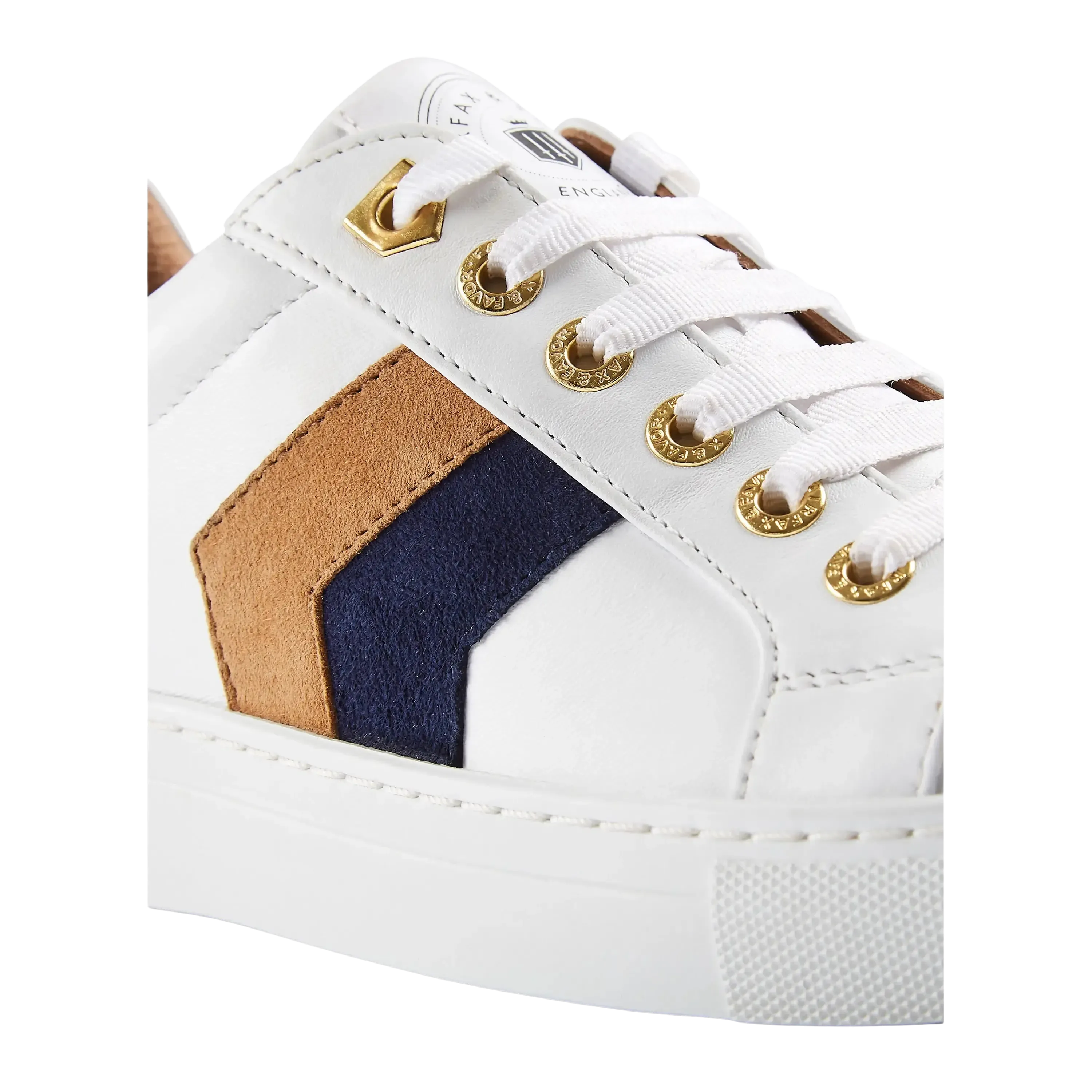 Fairfax & Favor Alexandra Leather Trainers