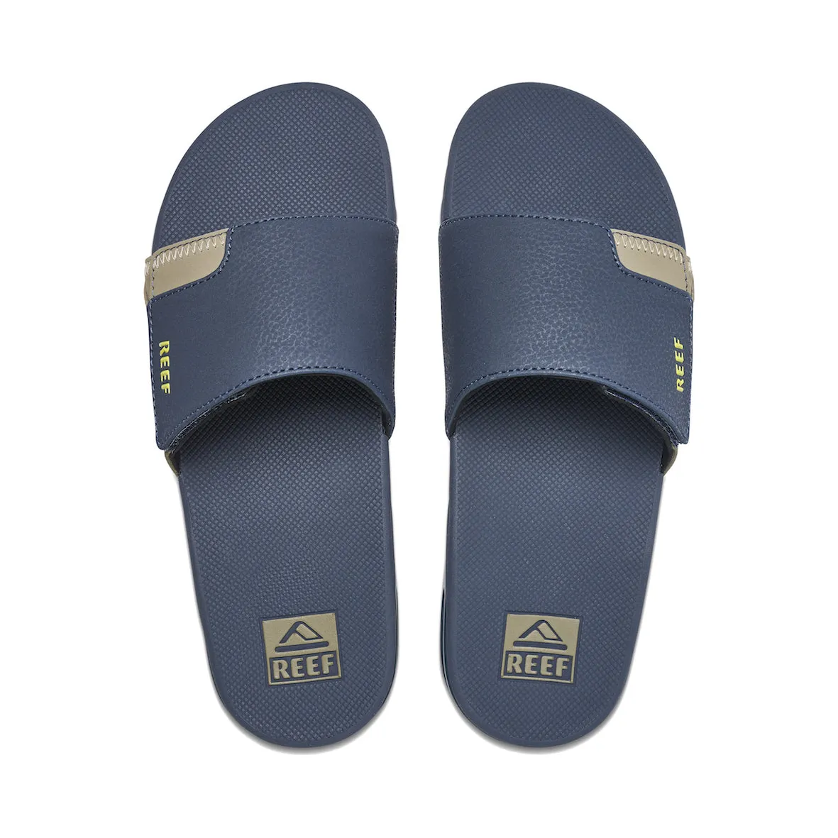 Green Flash Fanning Slide Sandals