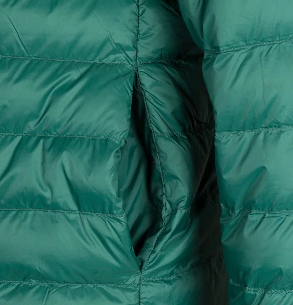 Emerald Green Farah Strickland Cozy Puffer Jacket