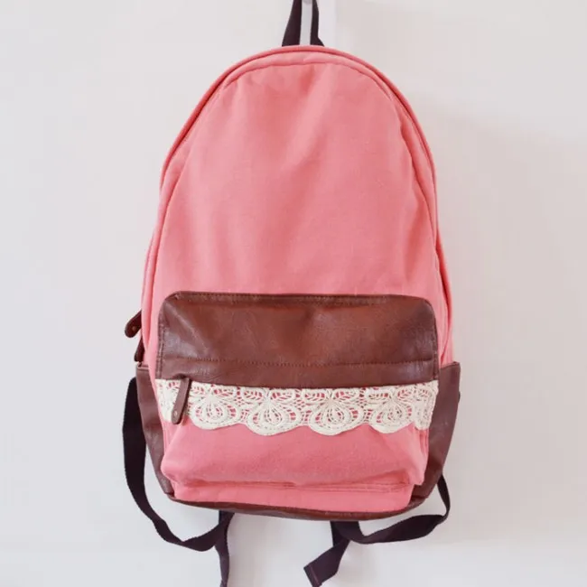 Fashion Cute Canvas Lace Backpacks